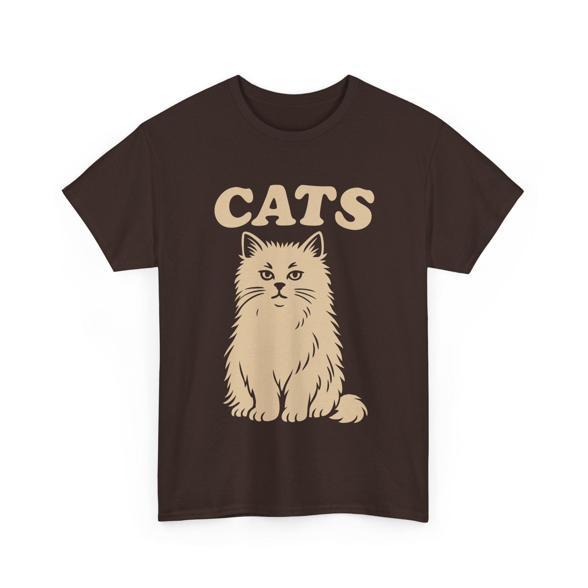 CATS™ Majestic Persian Tee – Vintage Style Cat Graphic - Cocolychee