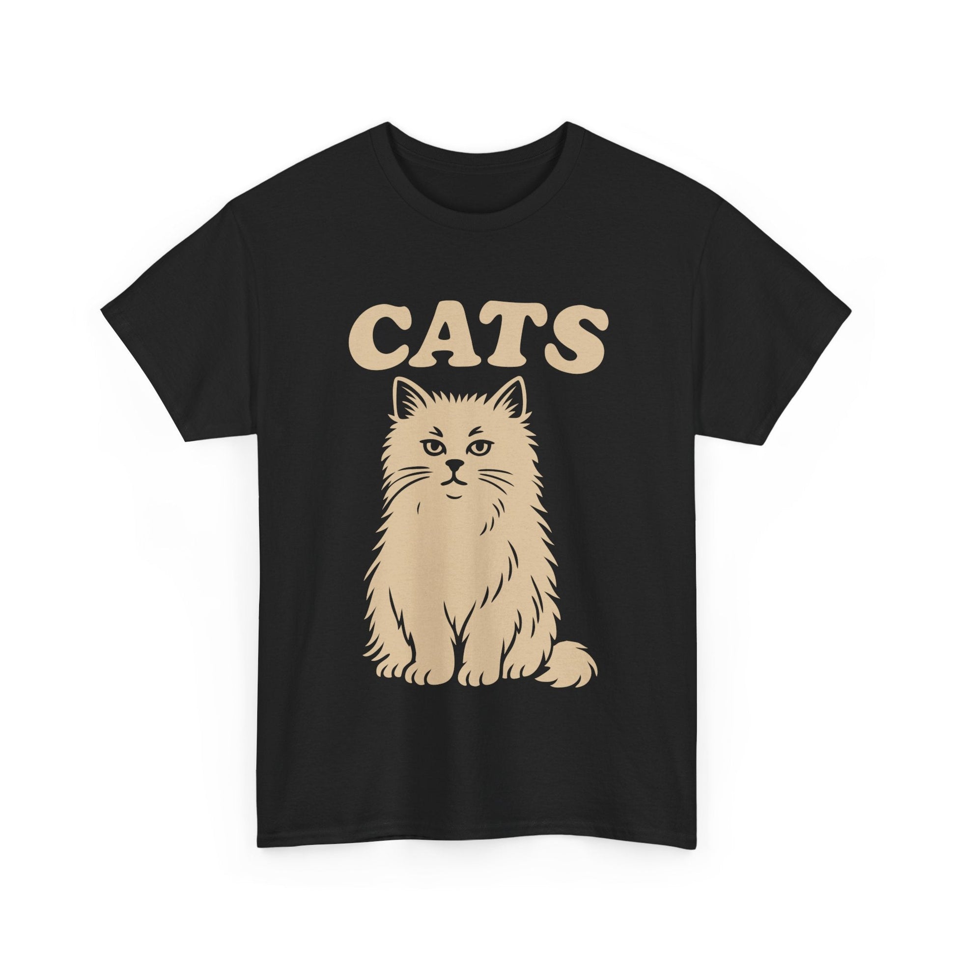 CATS™ Majestic Persian Tee – Vintage Style Cat Graphic - Cocolychee