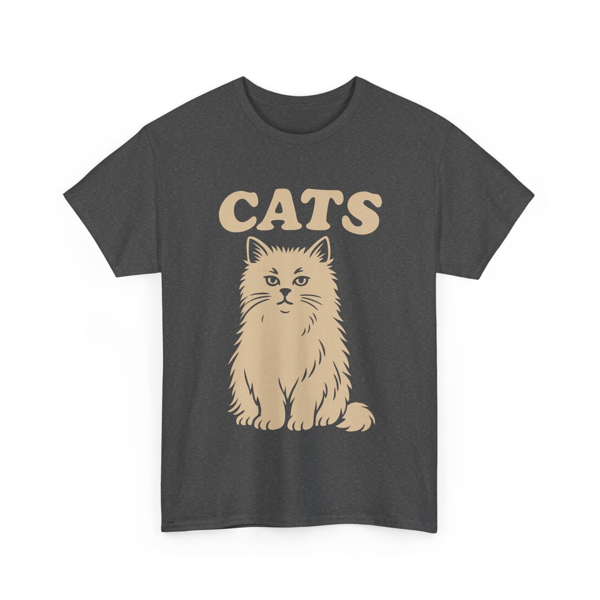 CATS™ Majestic Persian Tee – Vintage Style Cat Graphic - Cocolychee