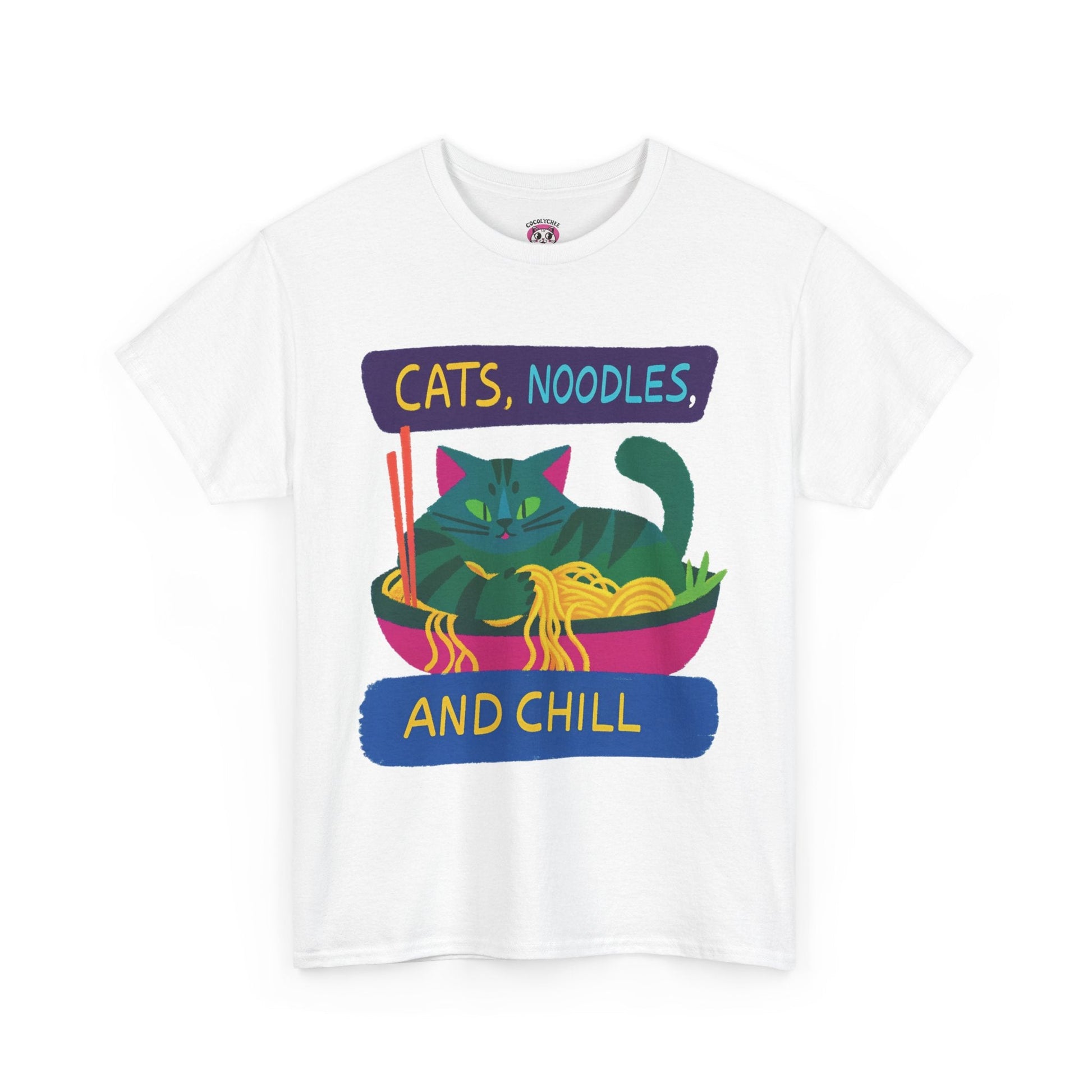 Cats, Noodles & Chill™ Color Edition Graphic Tee - Cocolychee
