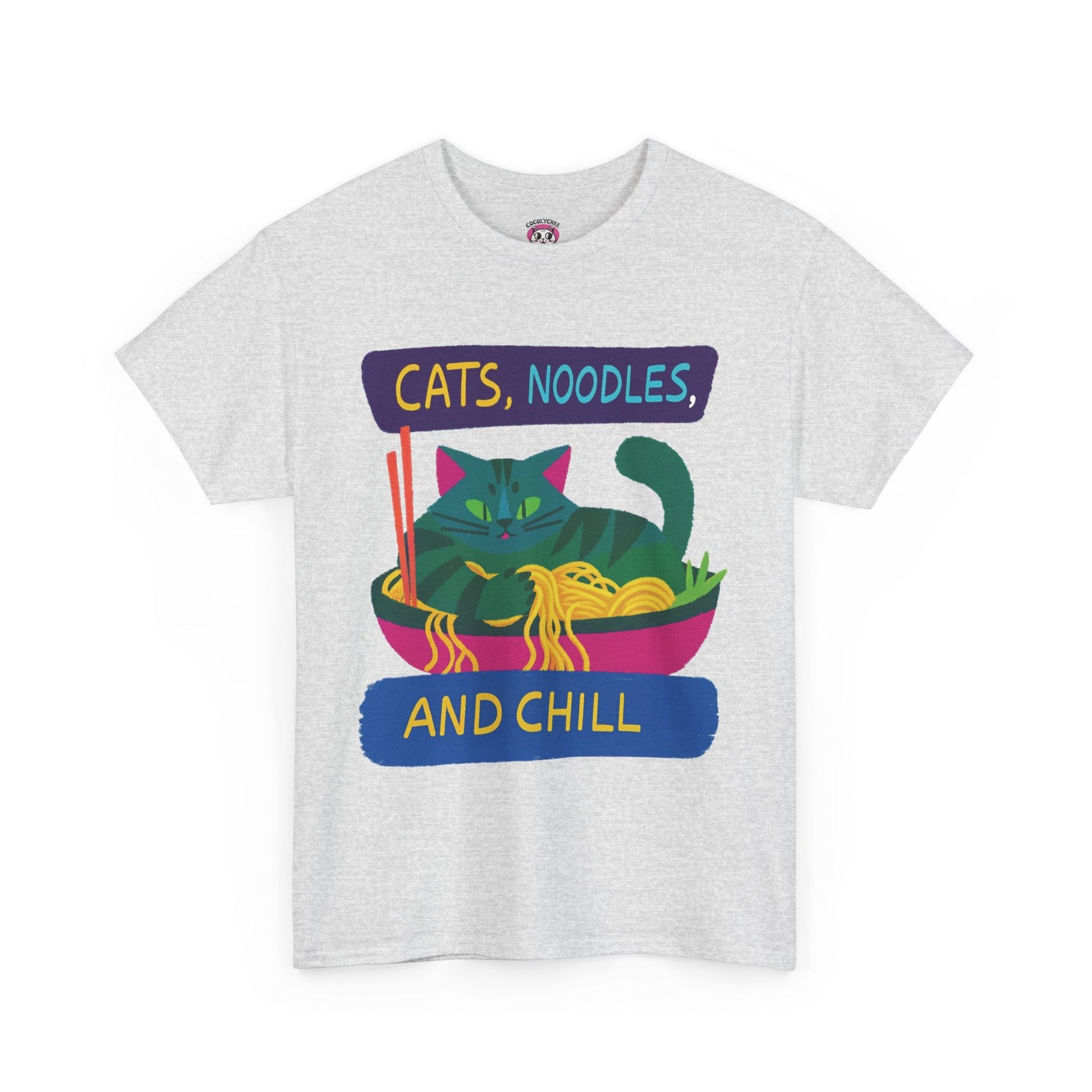Cats, Noodles & Chill™ Color Edition Graphic Tee - Cocolychee