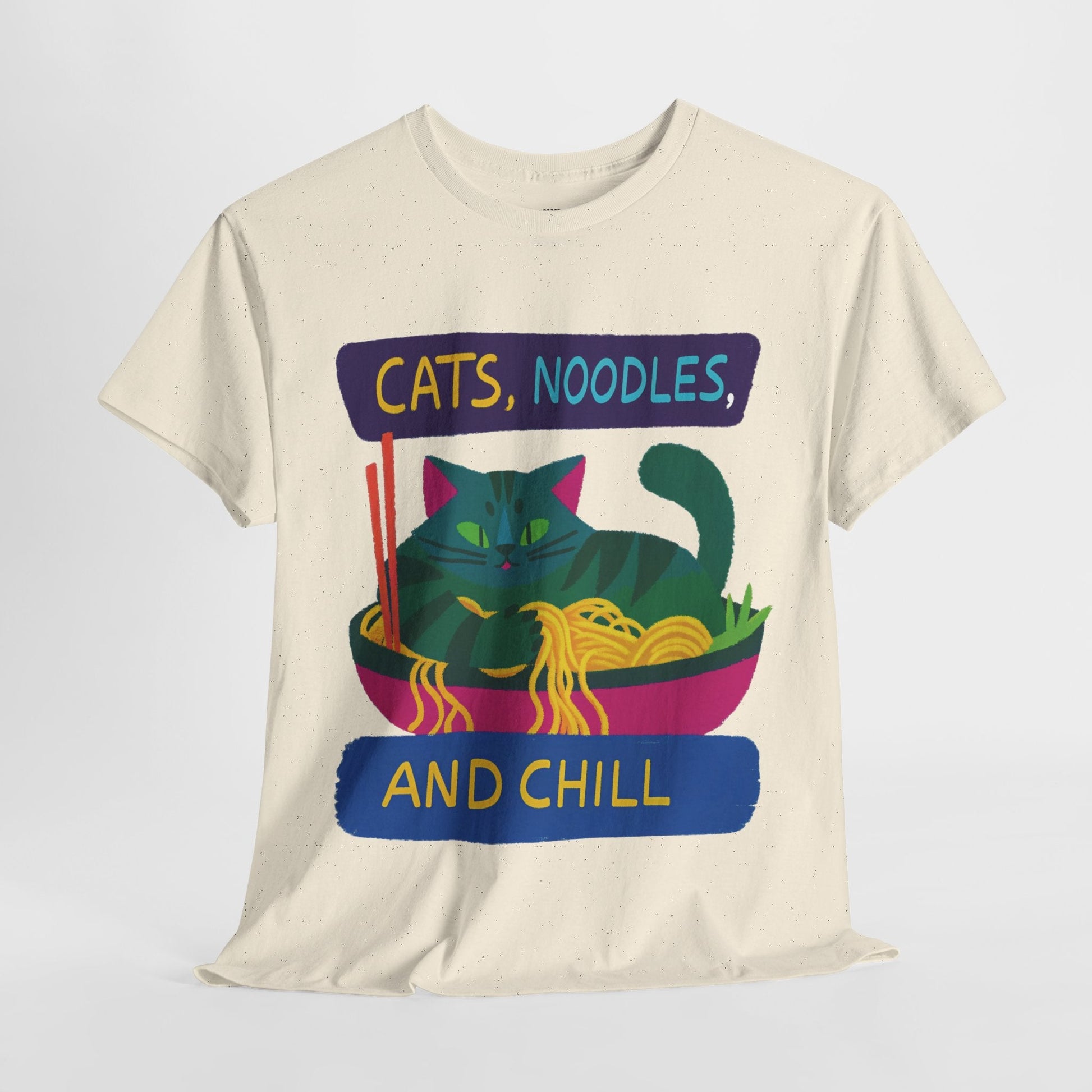 Cats, Noodles & Chill™ Color Edition Graphic Tee - Cocolychee