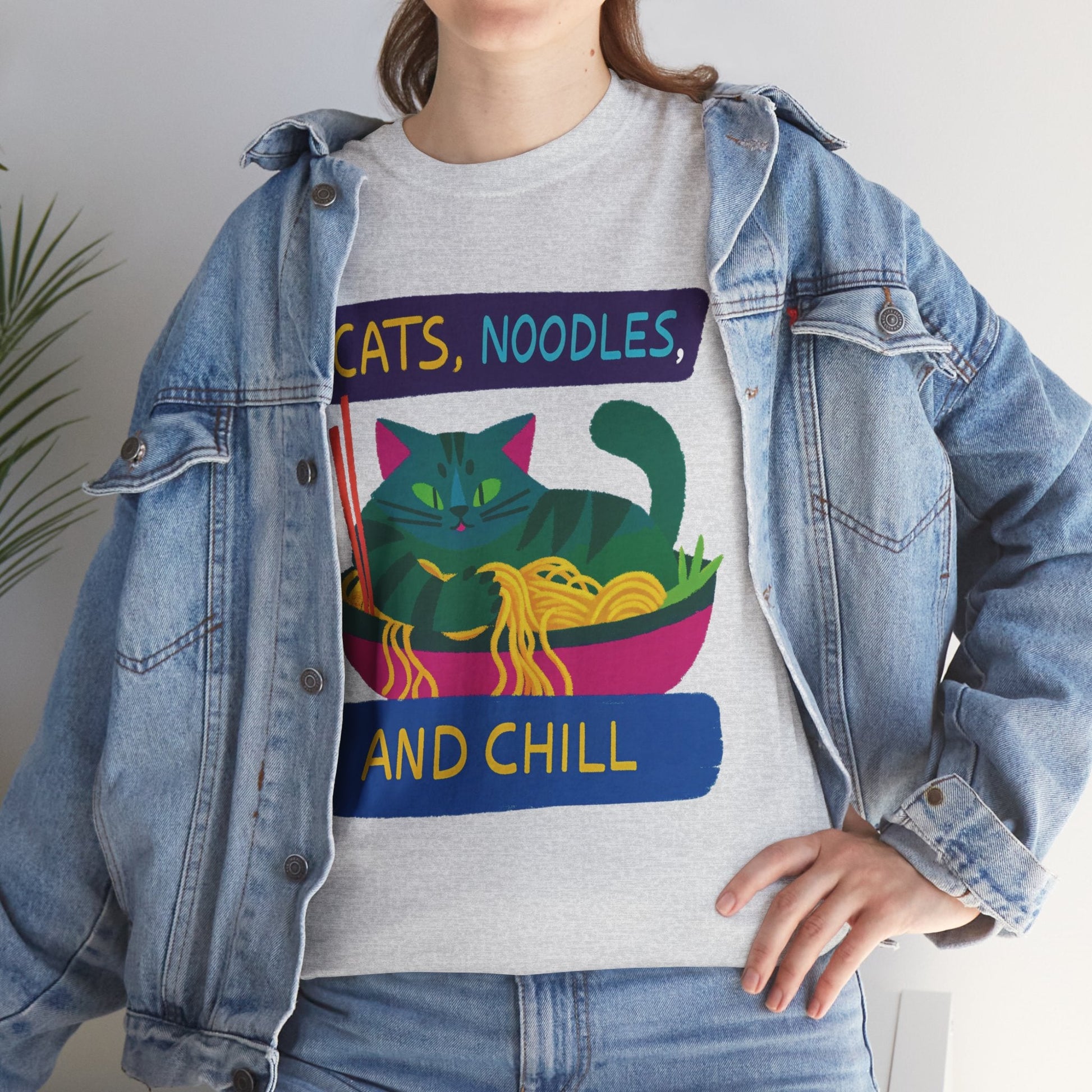 Cats, Noodles & Chill™ Color Edition Graphic Tee - Cocolychee
