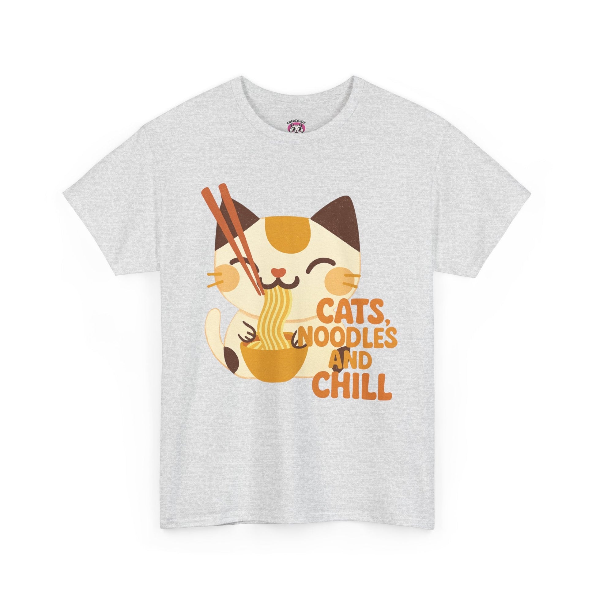 Cats, Noodles & Chill™ Vintage Color Edition Graphic Tee - Cocolychee