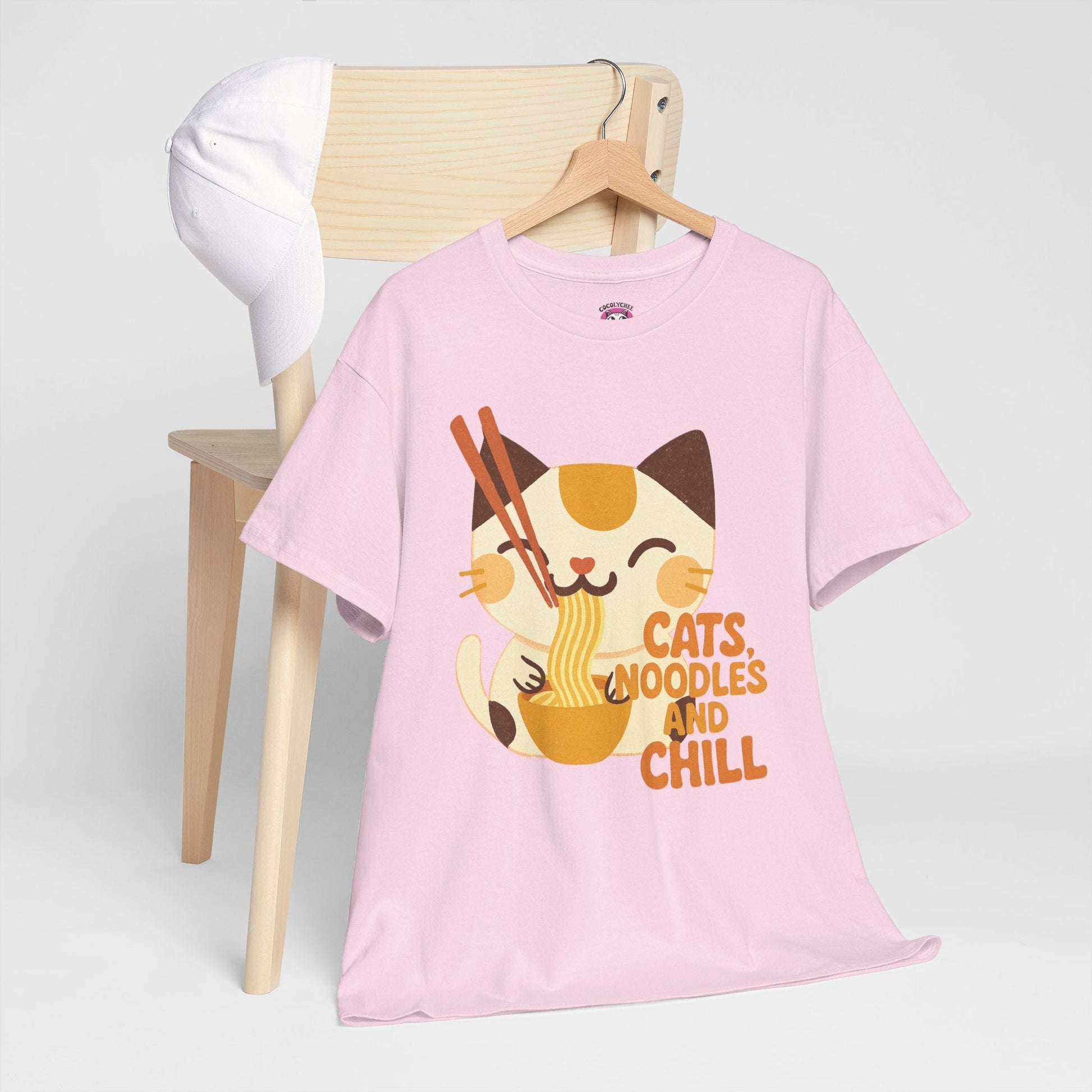 Cats, Noodles & Chill™ Vintage Color Edition Graphic Tee - Cocolychee