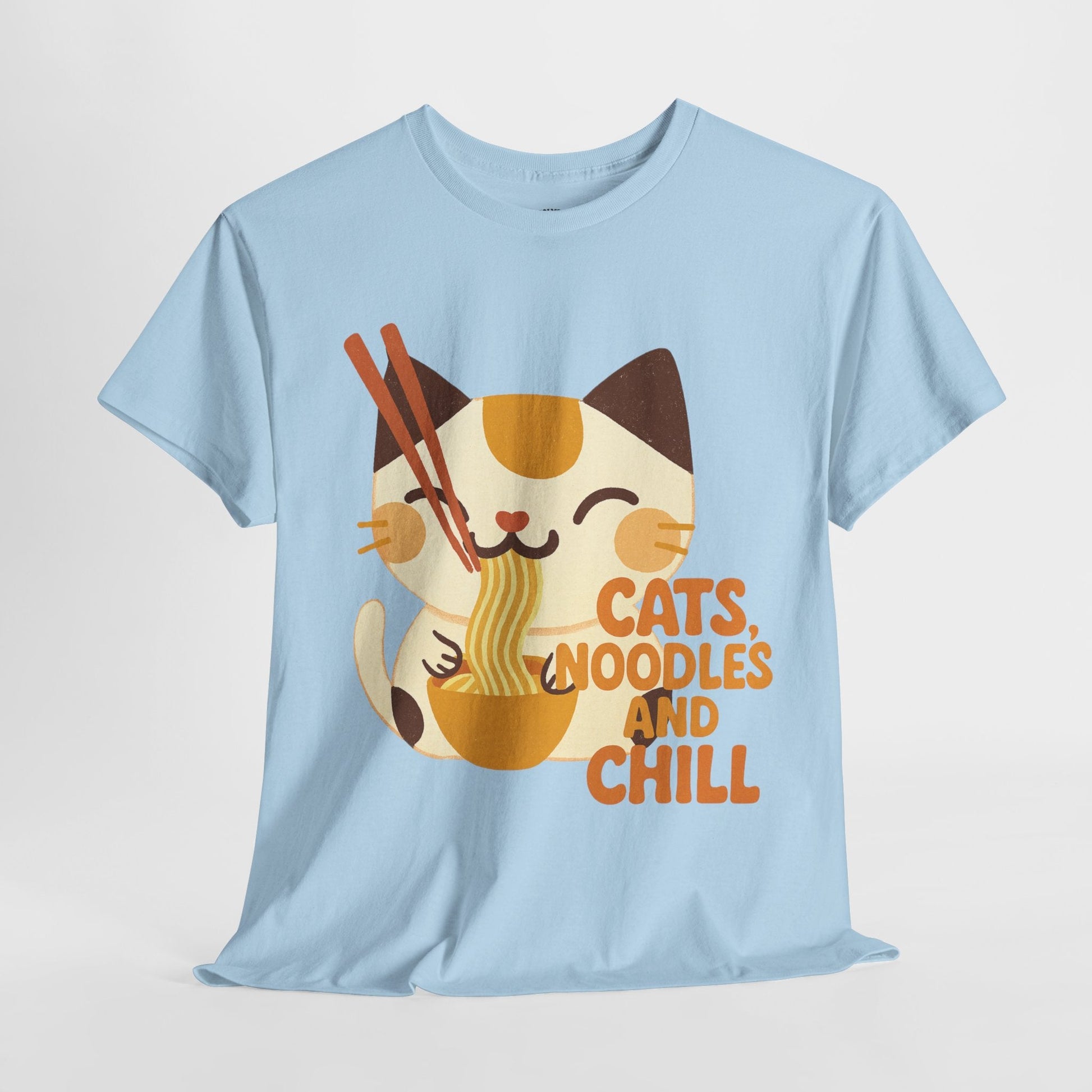 Cats, Noodles & Chill™ Vintage Color Edition Graphic Tee - Cocolychee
