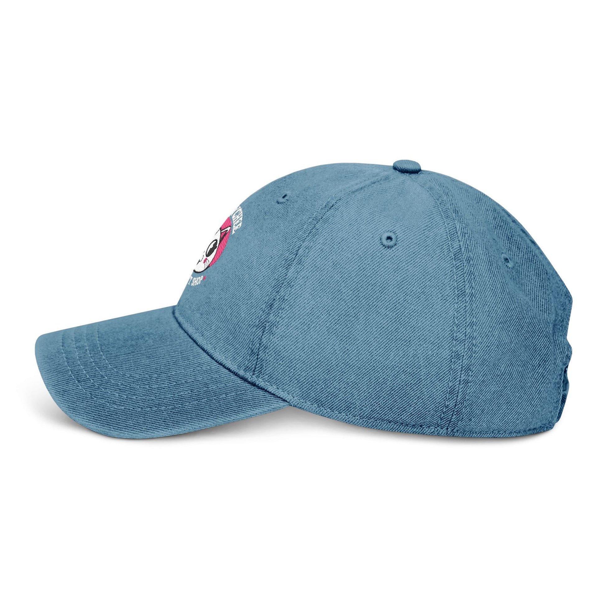 Cocolychee Cat Gift Shop™ Embroidered Dad Denim Hat – Limited Edition - Cocolychee