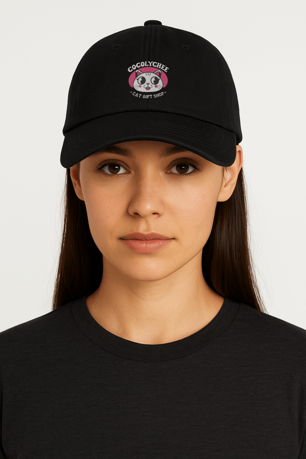 Cocolychee Cat Gift Shop™ Embroidered Dad Denim Hat – Limited Edition - Cocolychee