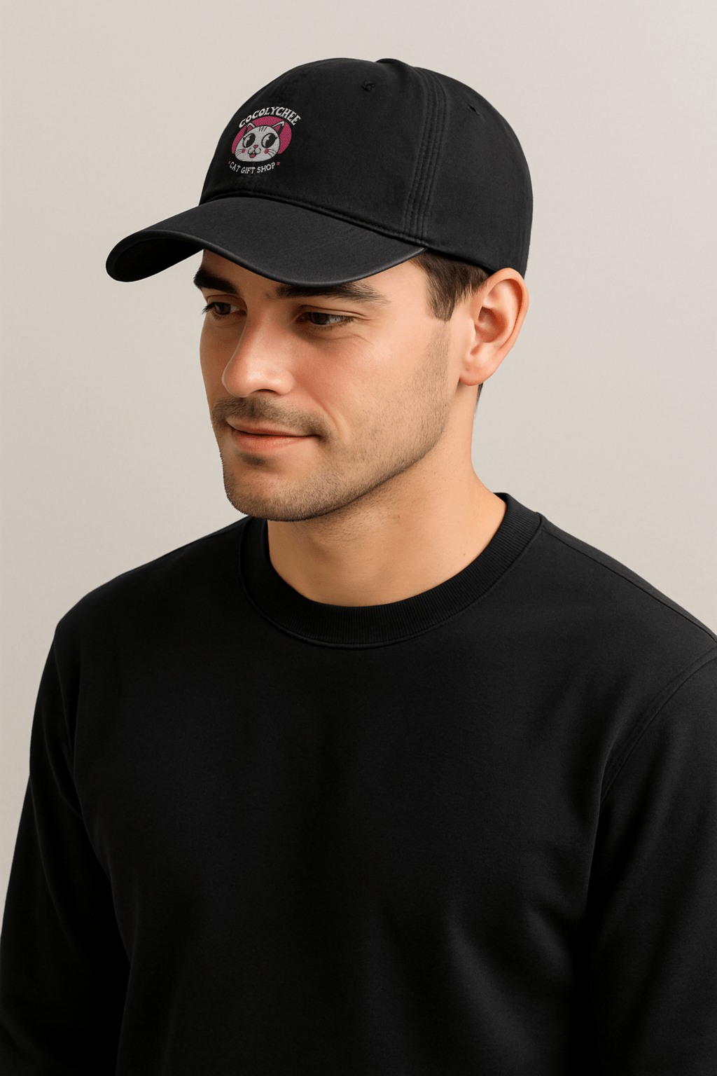Cocolychee Cat Gift Shop™ Embroidered Dad Denim Hat – Limited Edition - Cocolychee