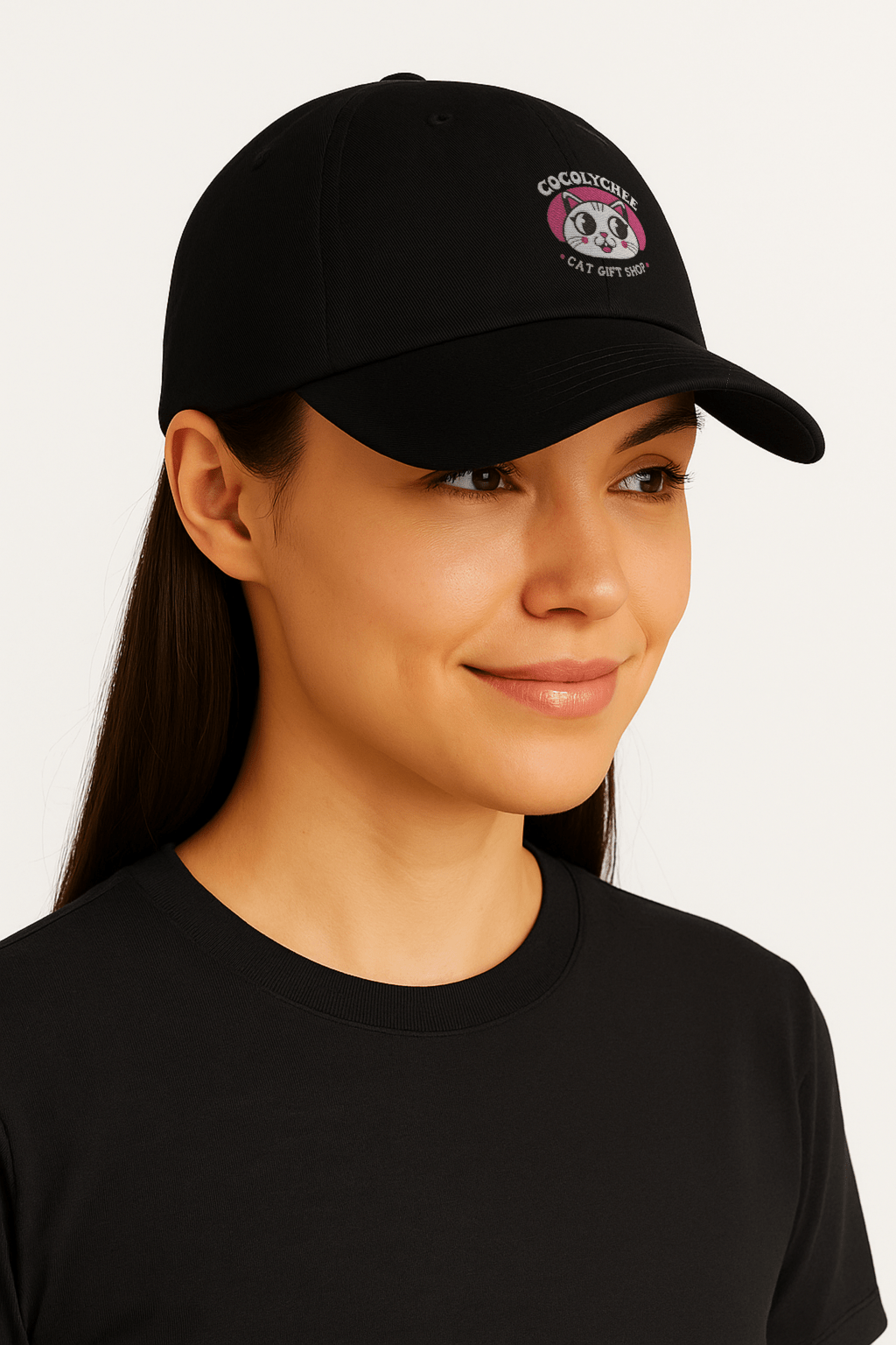 Cocolychee Cat Gift Shop™ Embroidered Dad Denim Hat – Limited Edition - Cocolychee