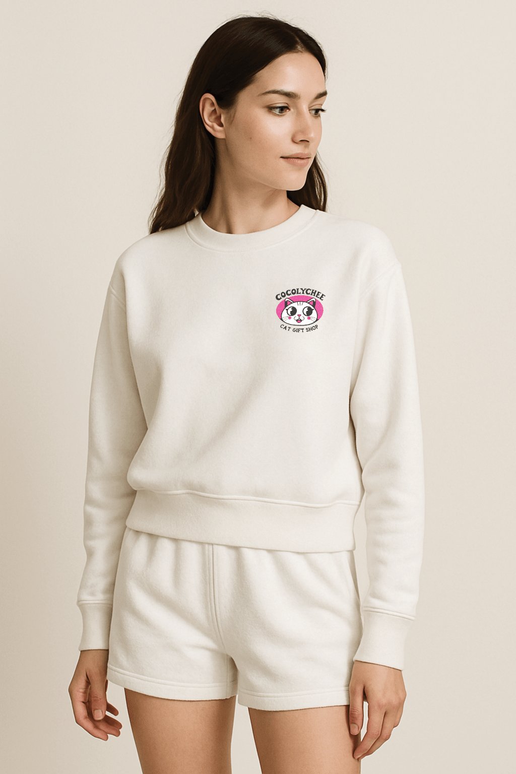 CocoLychee™ Limited Edition Embroidered Cat Sweatshirt - Cocolychee