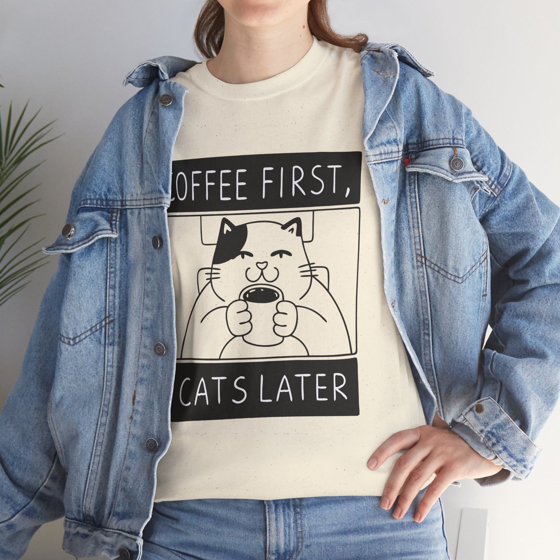 Coffee First, Cats Later™ Framed Edition Graphic Tee - Cocolychee