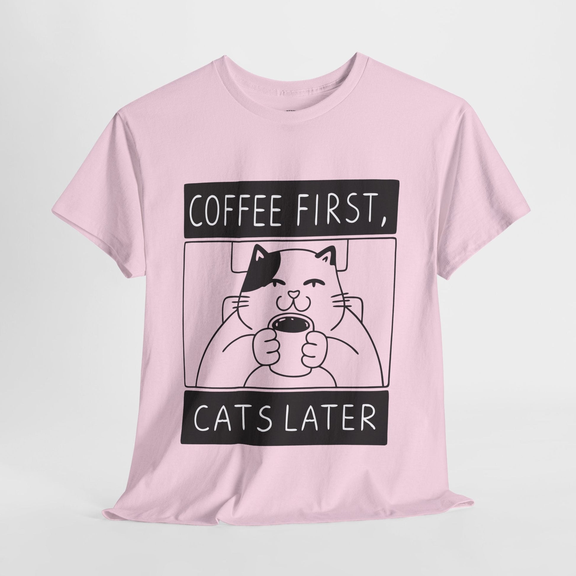 Coffee First, Cats Later™ Framed Edition Graphic Tee - Cocolychee