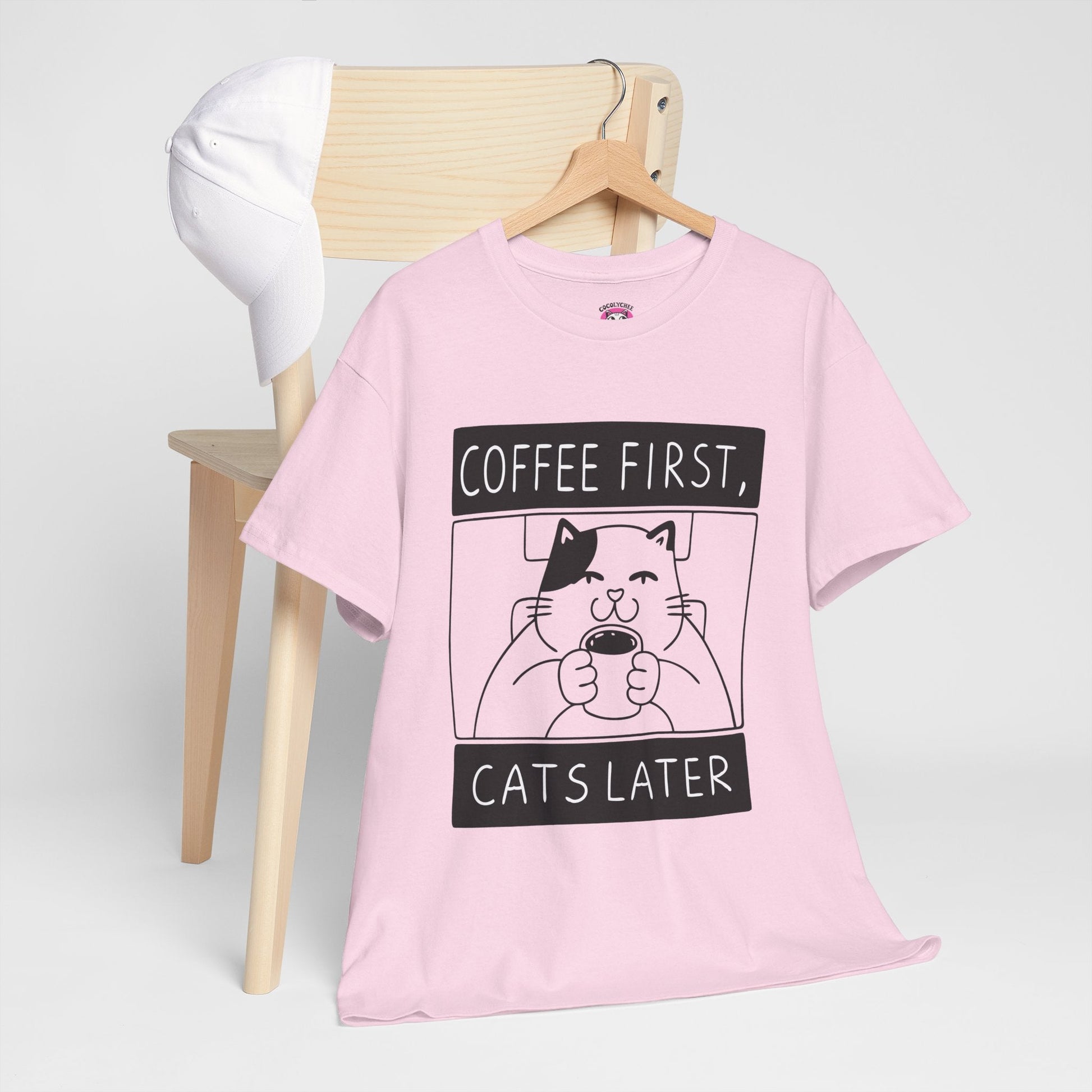 Coffee First, Cats Later™ Framed Edition Graphic Tee - Cocolychee