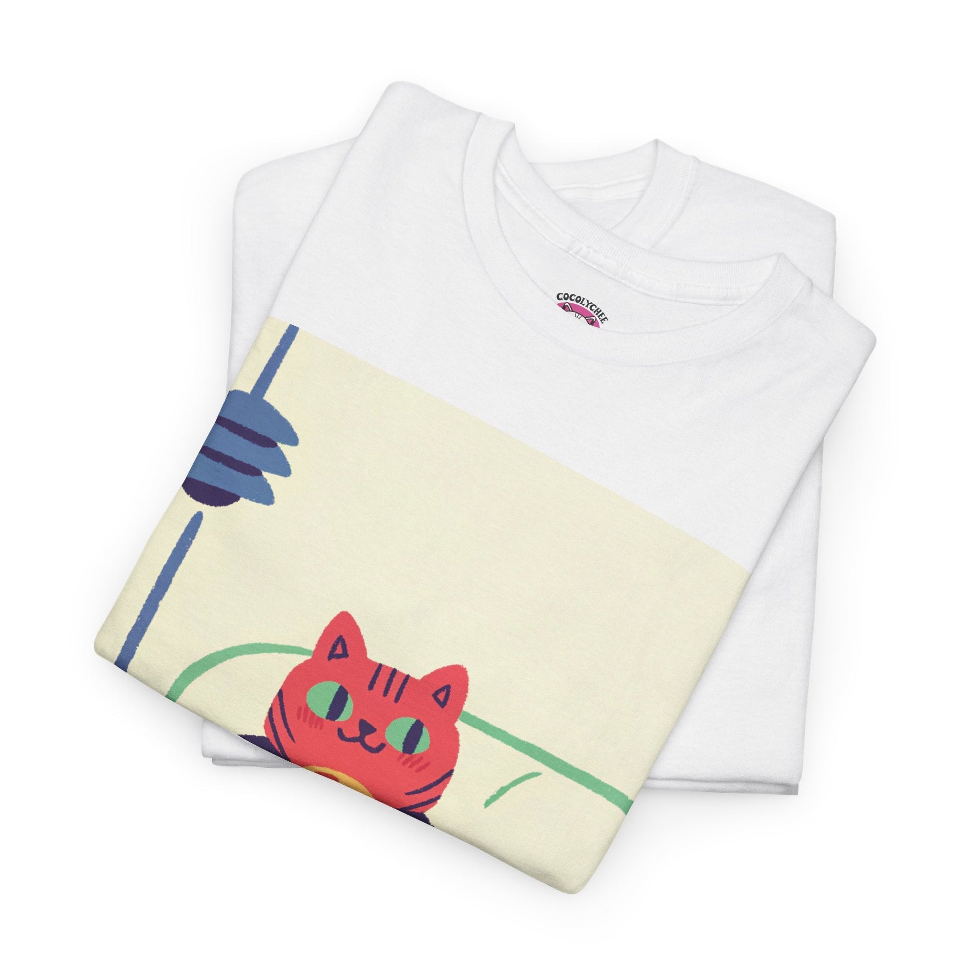 Couchside Burger Cat™ Color Edition Graphic Tee - Cocolychee
