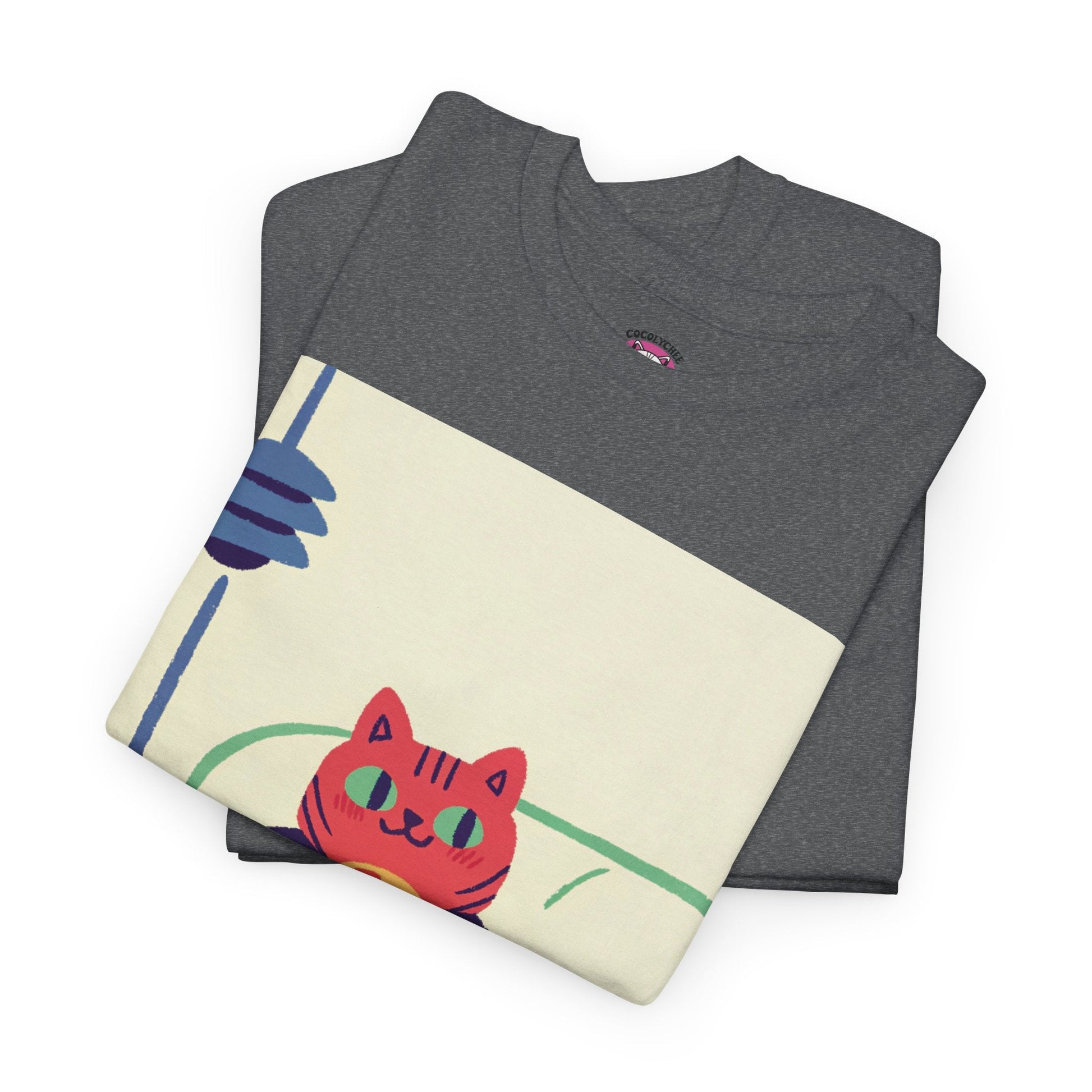Couchside Burger Cat™ Color Edition Graphic Tee - Cocolychee