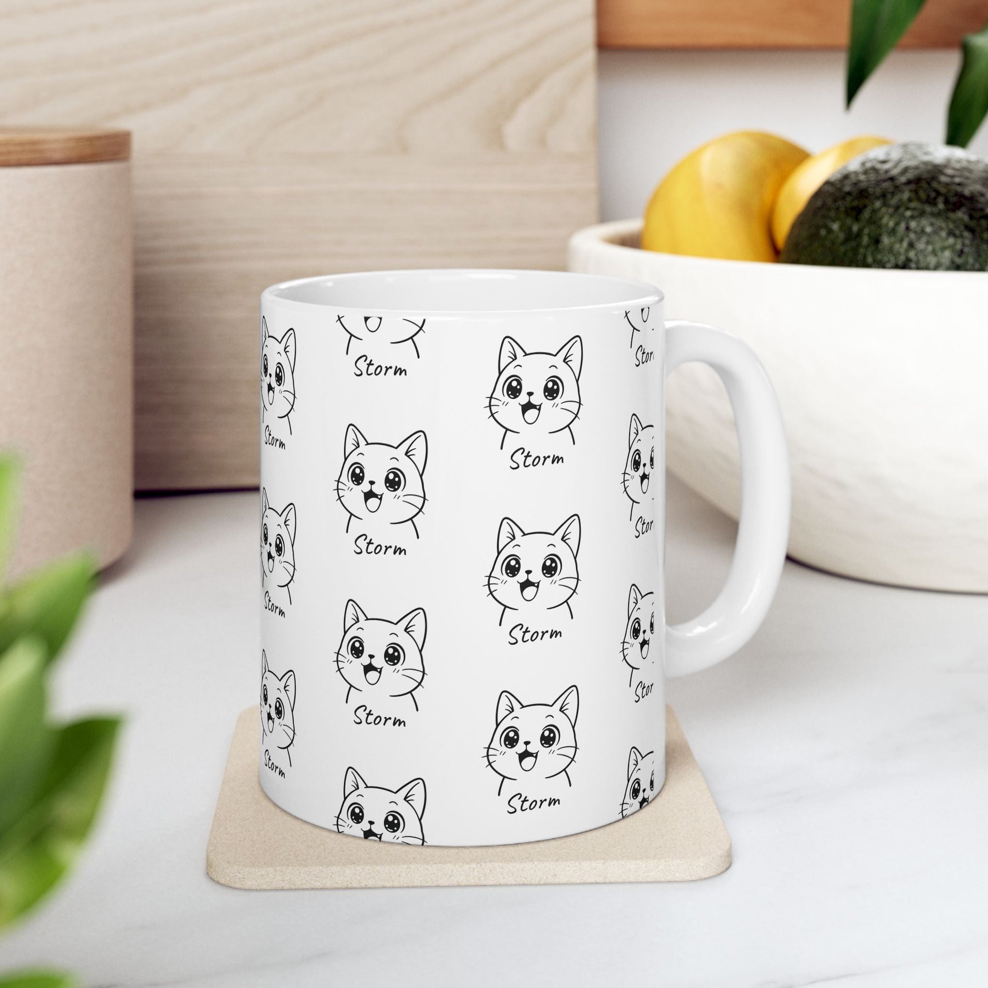 Custom Cat Mug – Personalize with Your Pet's Face & Name - Cocolychee