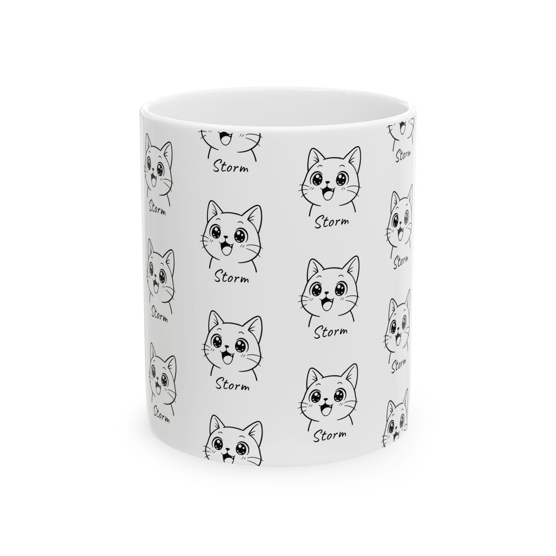 Custom Cat Mug – Personalize with Your Pet's Face & Name - Cocolychee