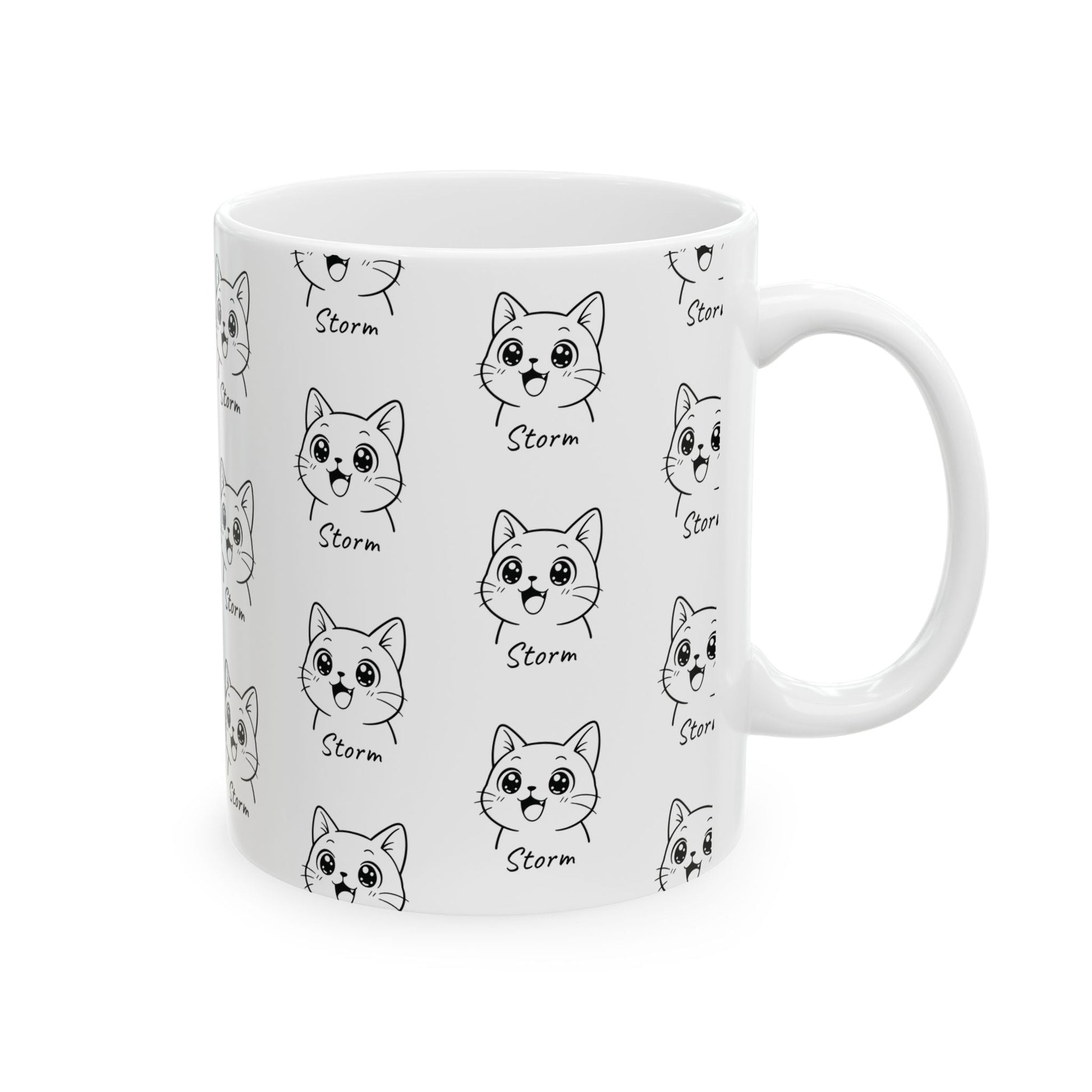 Custom Cat Mug – Personalize with Your Pet's Face & Name - Cocolychee