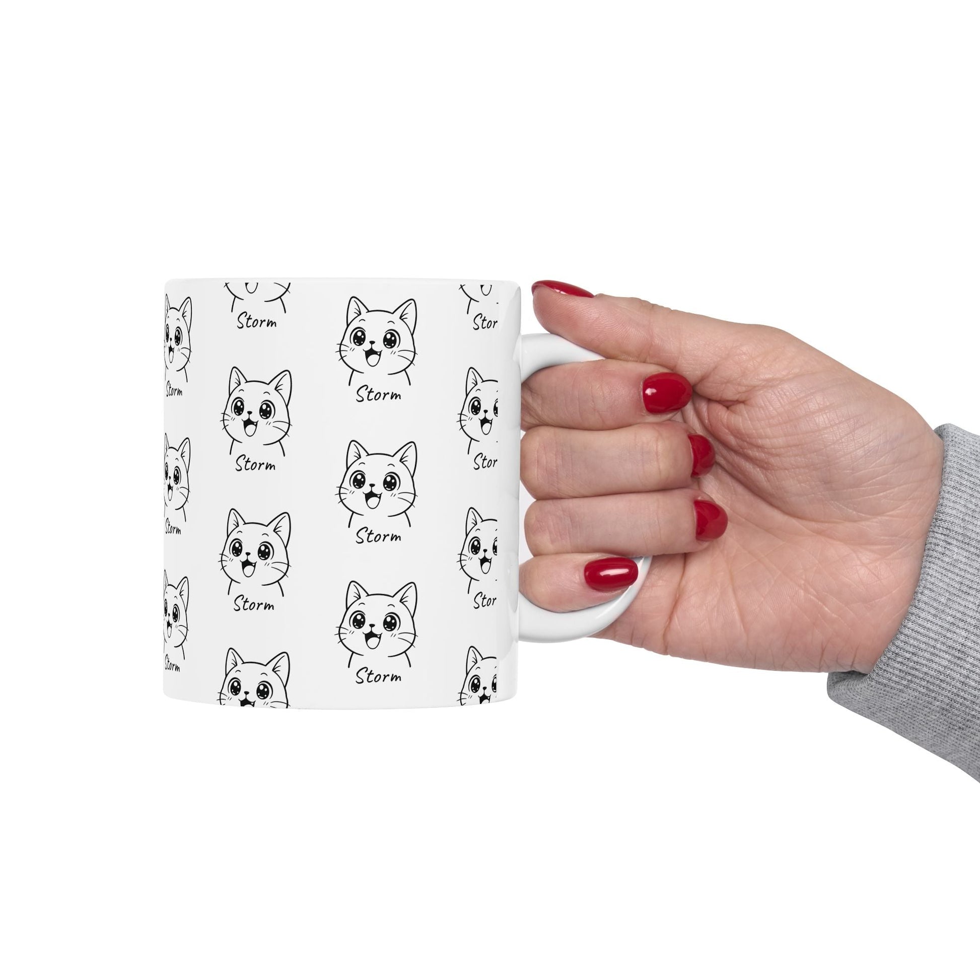 Custom Cat Mug – Personalize with Your Pet's Face & Name - Cocolychee