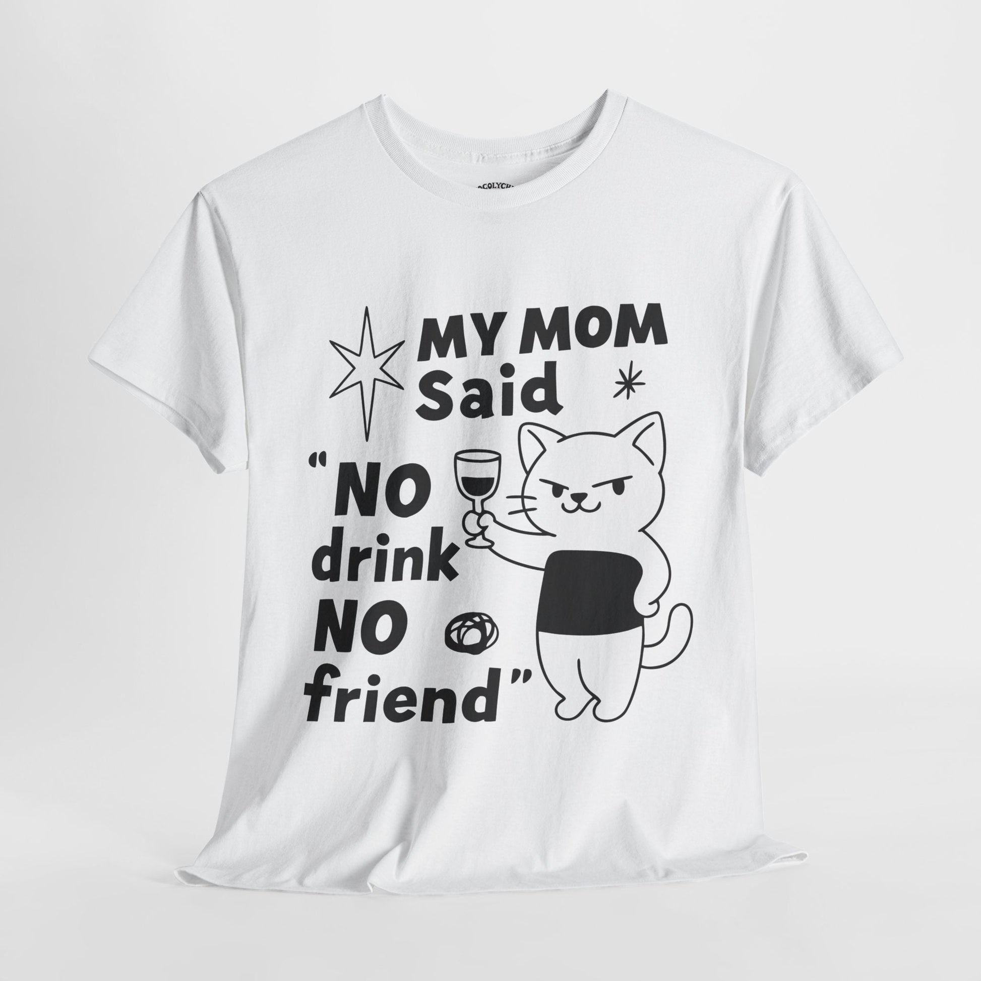 Funny Cat Drinking T-Shirt - Cocolychee