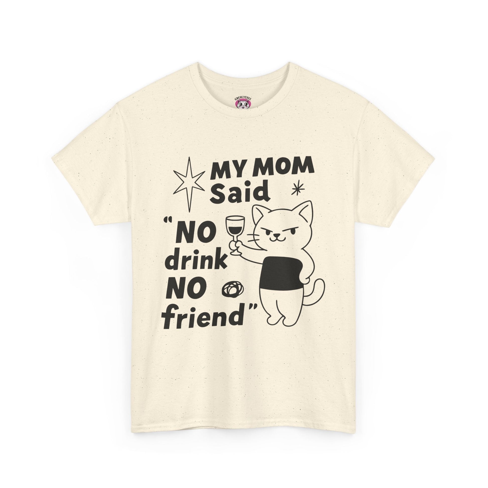 Funny Cat Drinking T-Shirt - Cocolychee