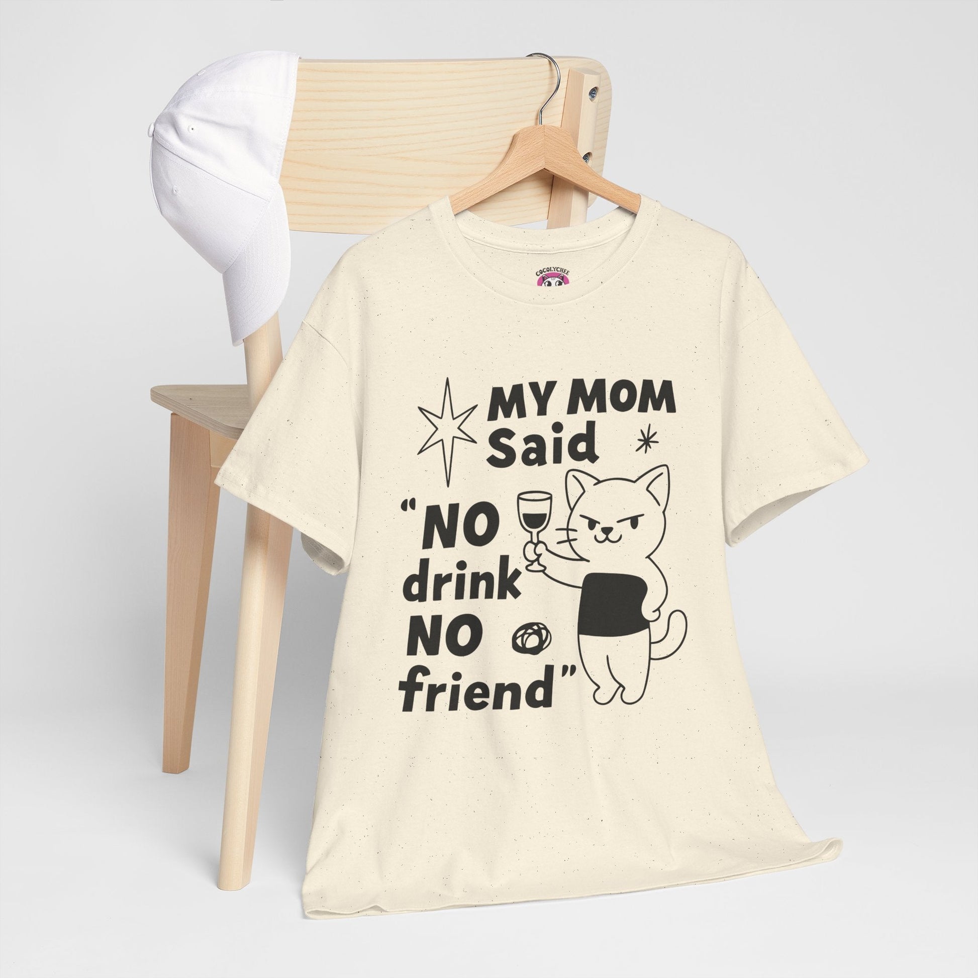 Funny Cat Drinking T-Shirt - Cocolychee