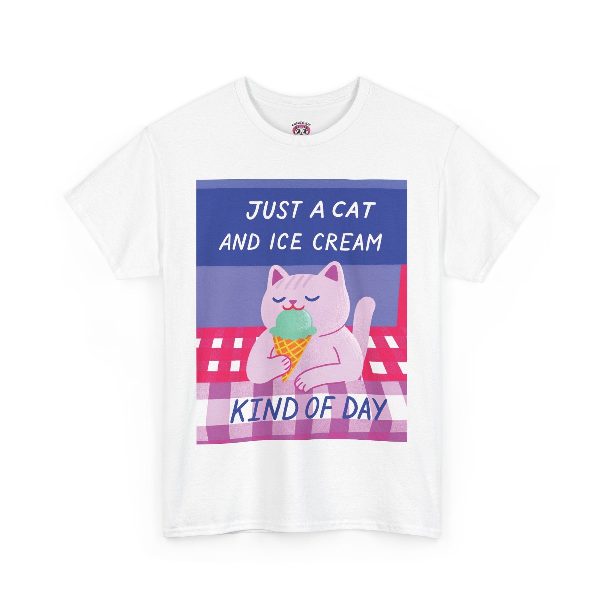 Just a Cat & Ice Cream Kind of Day™ Graphic Tee - Cocolychee