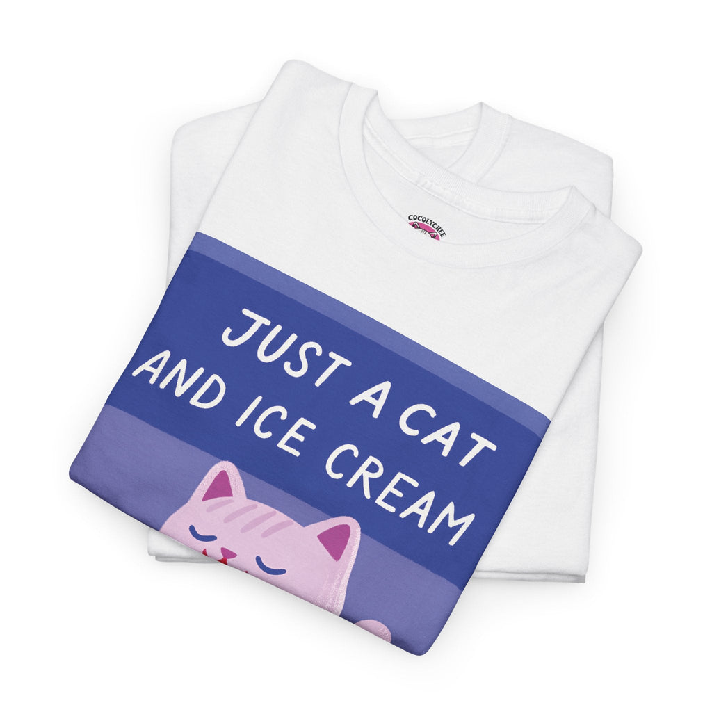 Just a Cat & Ice Cream Kind of Day™ Graphic Tee - Cocolychee