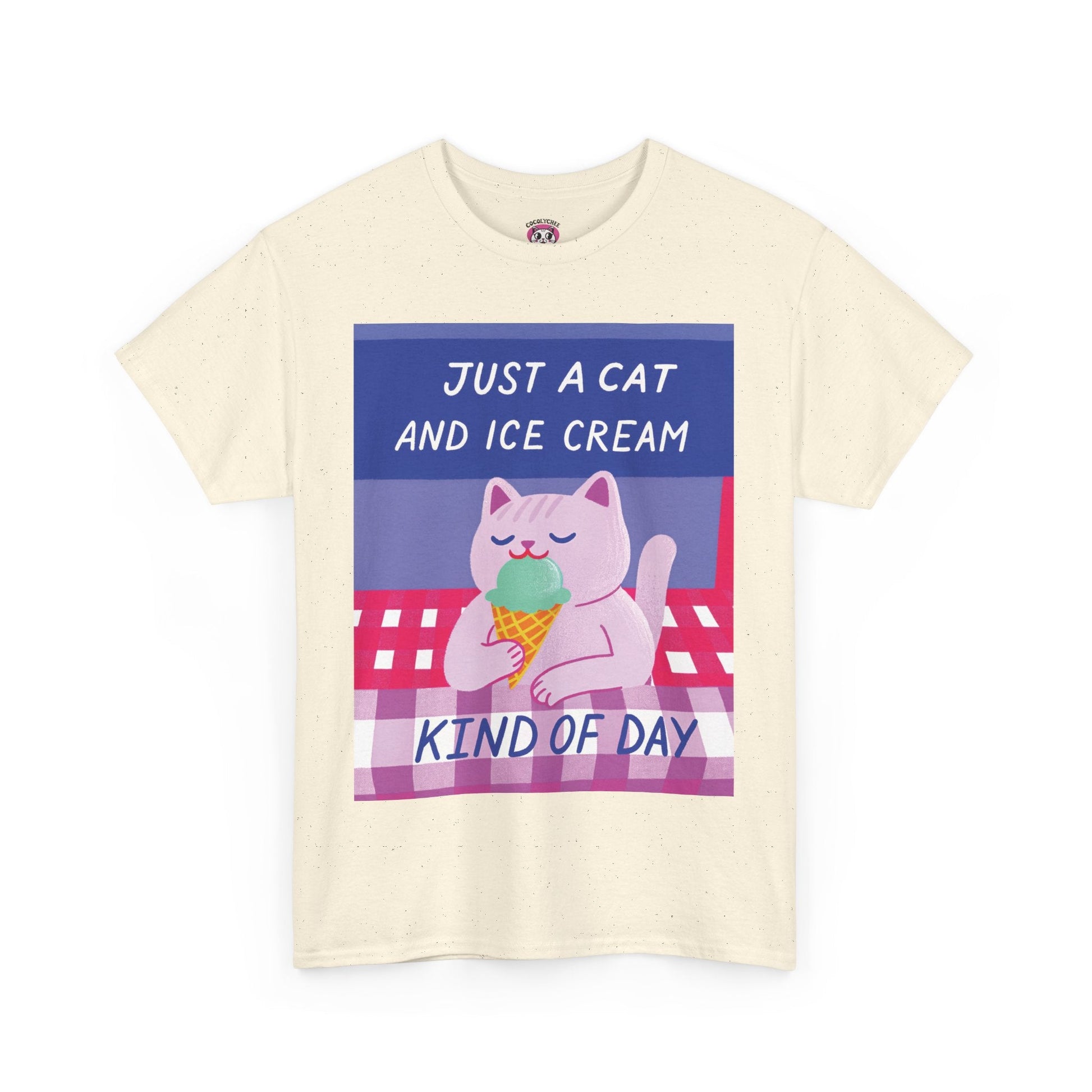 Just a Cat & Ice Cream Kind of Day™ Graphic Tee - Cocolychee