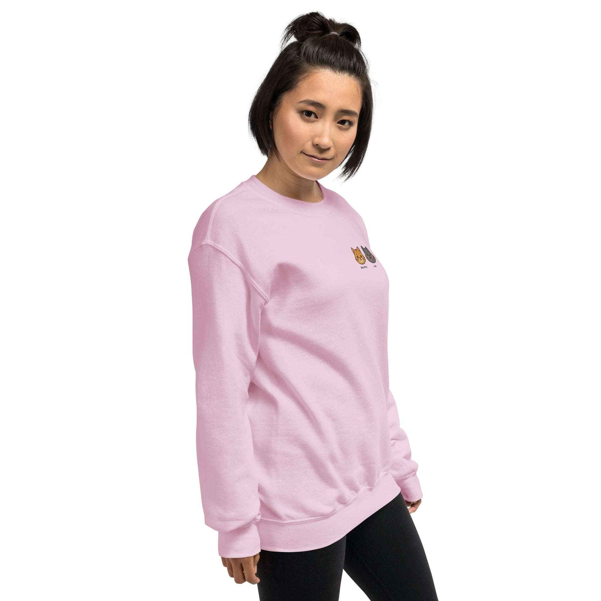 Kawaii Custom Pet Embroidered Sweatshirt – Up to 2 Pets - Cocolychee