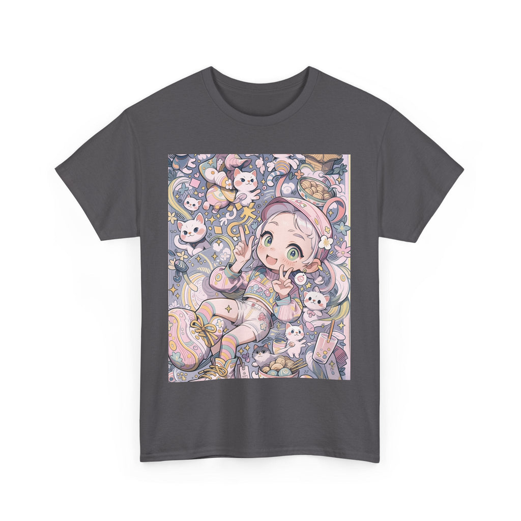 Kawaii Noodle Dreamscape™ Tee – Japanese Cat Girl Fantasy Shirt - Cocolychee