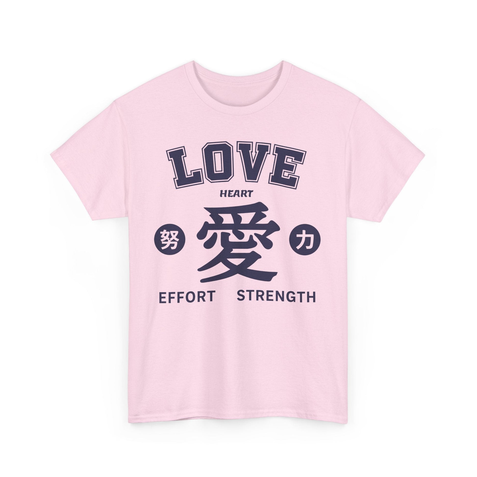 Love and Strength Unisex Heavy Cotton Tee - Motivational Shirt for Fitness, Love, Self - Care, Gift, Affirmation - Cocolychee