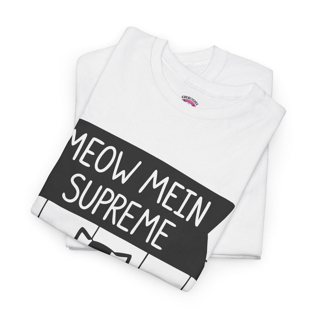 Meow Mein Supreme™ Framed Line - Art Graphic Tee - Cocolychee