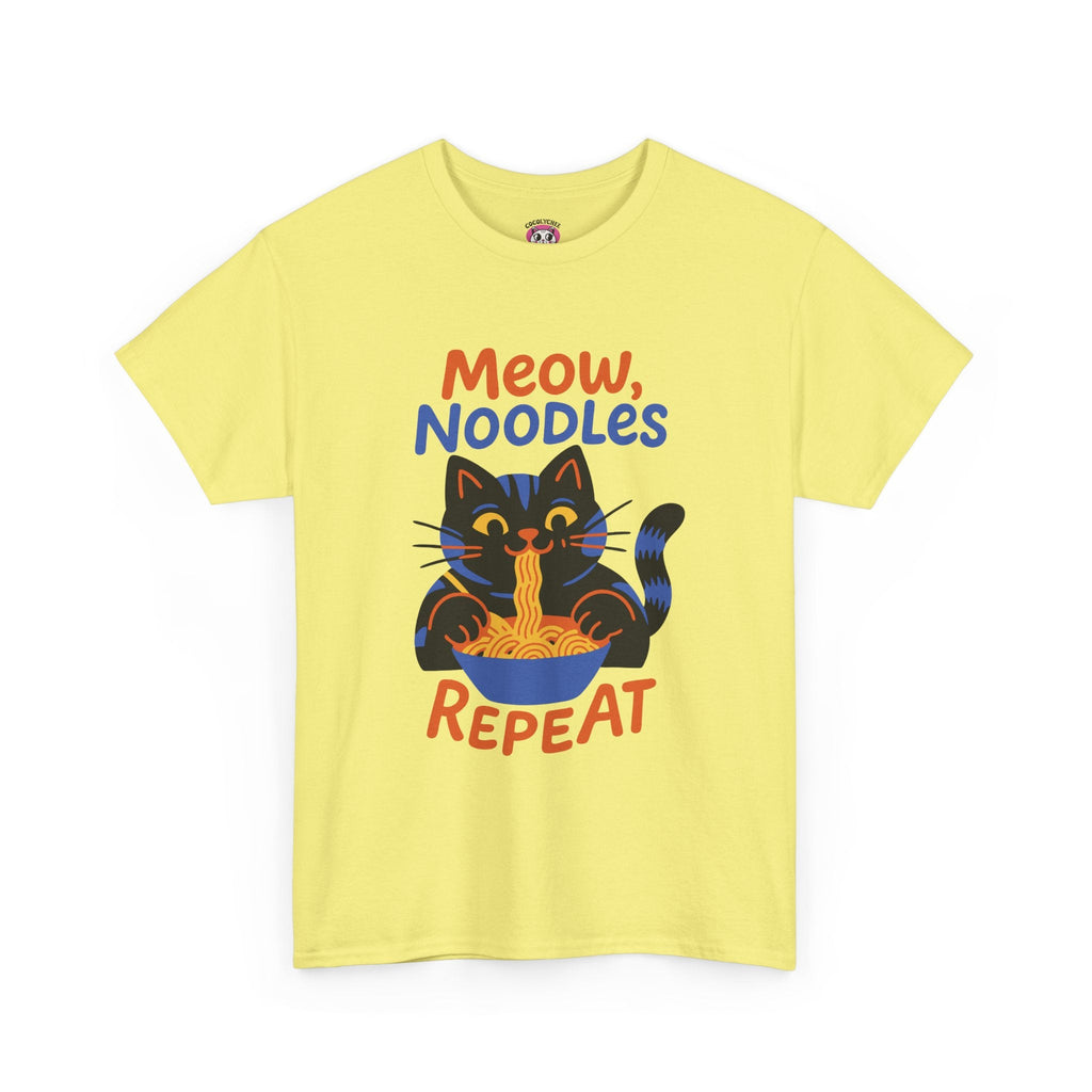 Meow, Noodles, Repeat™ Color Edition Graphic Tee - Cocolychee