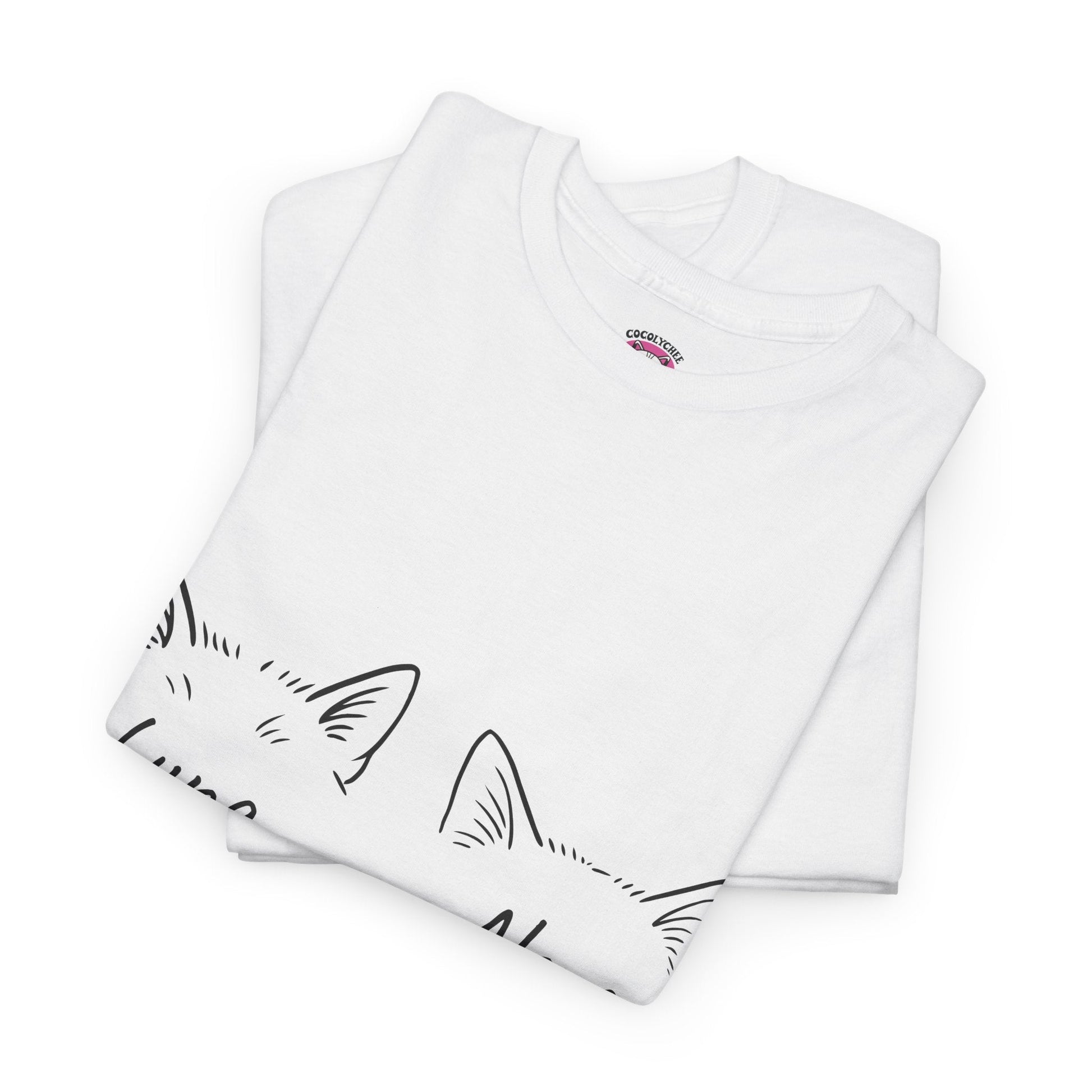 Minimal Meowgic – Custom Cat Ear Tee w/ Names - Cocolychee