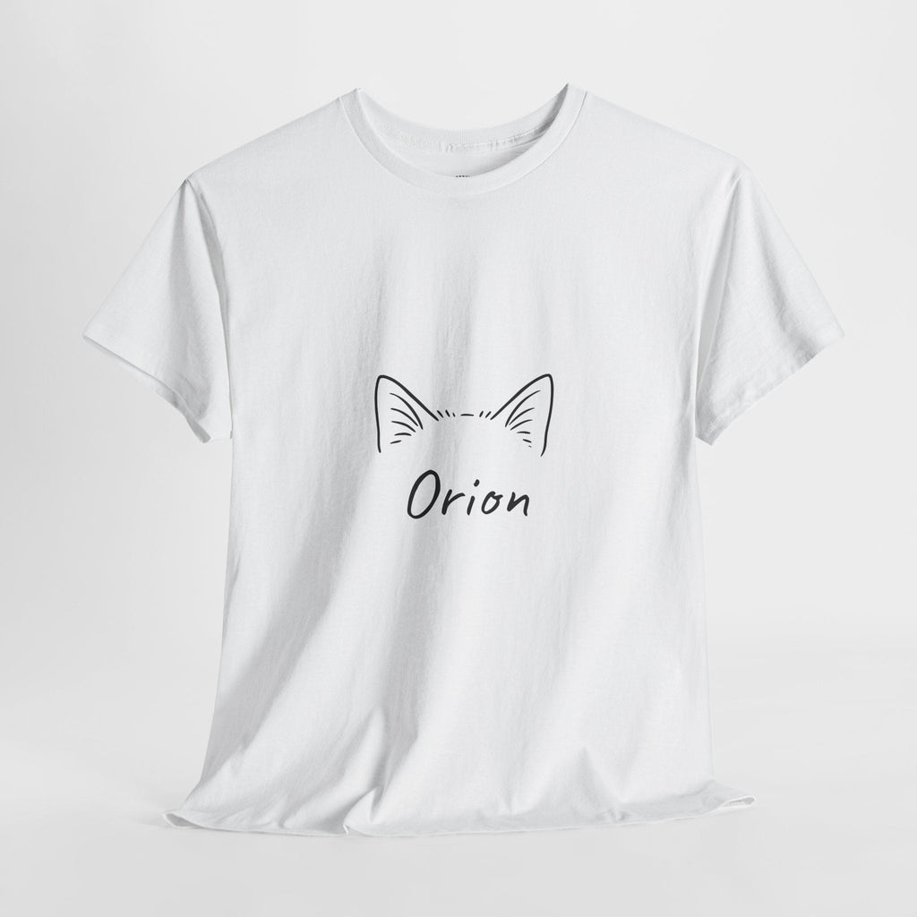 Minimal Meowgic – Custom Cat Ear Tee w/ Names - Cocolychee