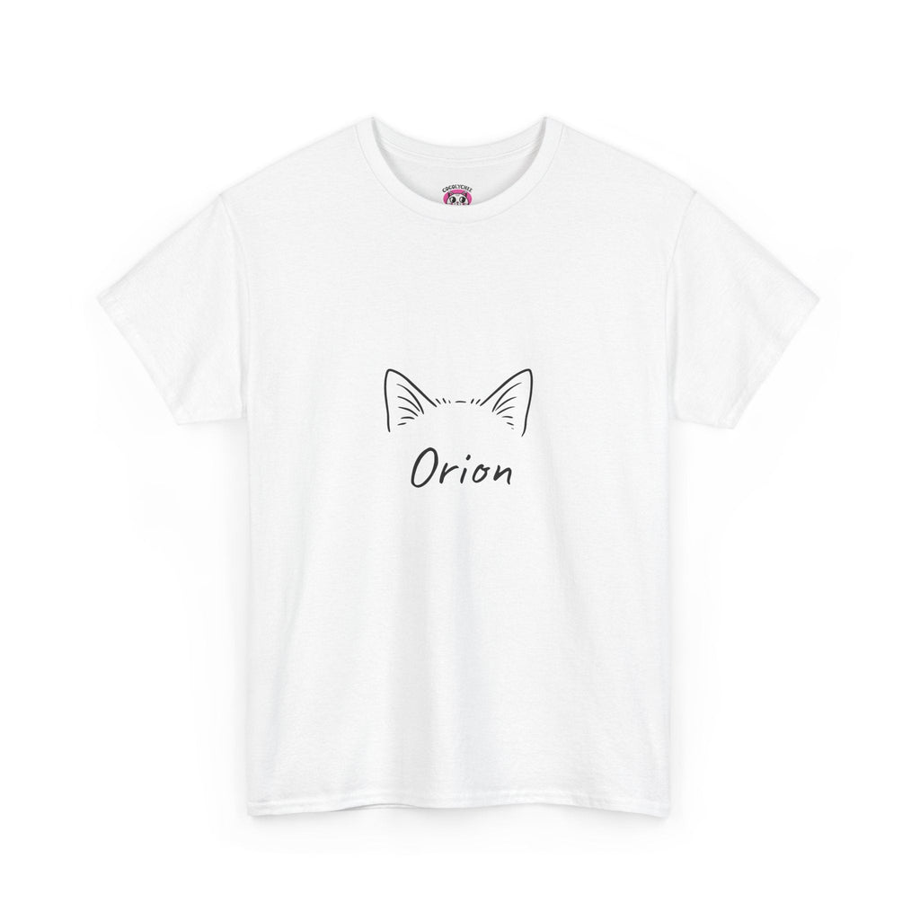 Minimal Meowgic – Custom Cat Ear Tee w/ Names - Cocolychee