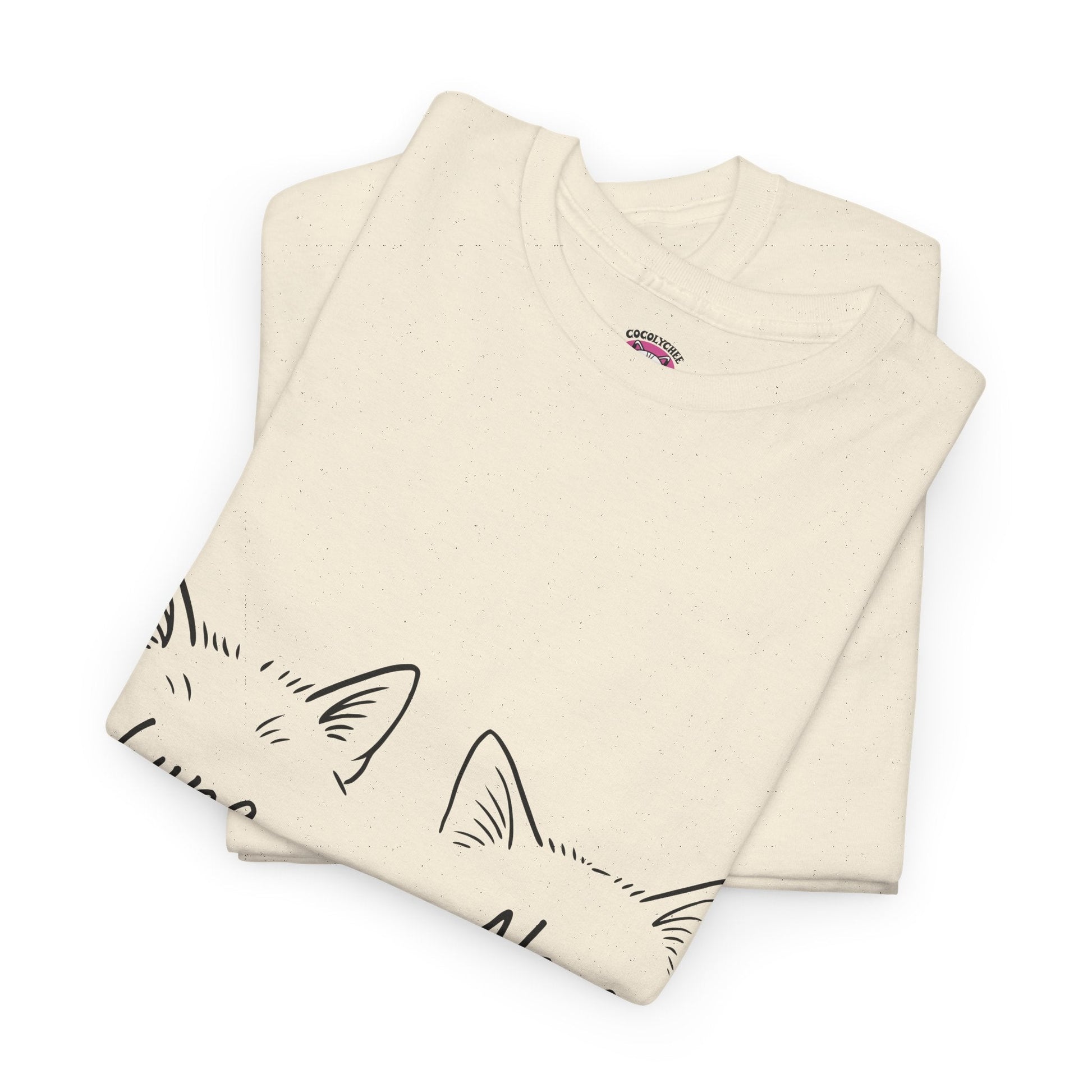 Minimal Meowgic – Custom Cat Ear Tee w/ Names - Cocolychee