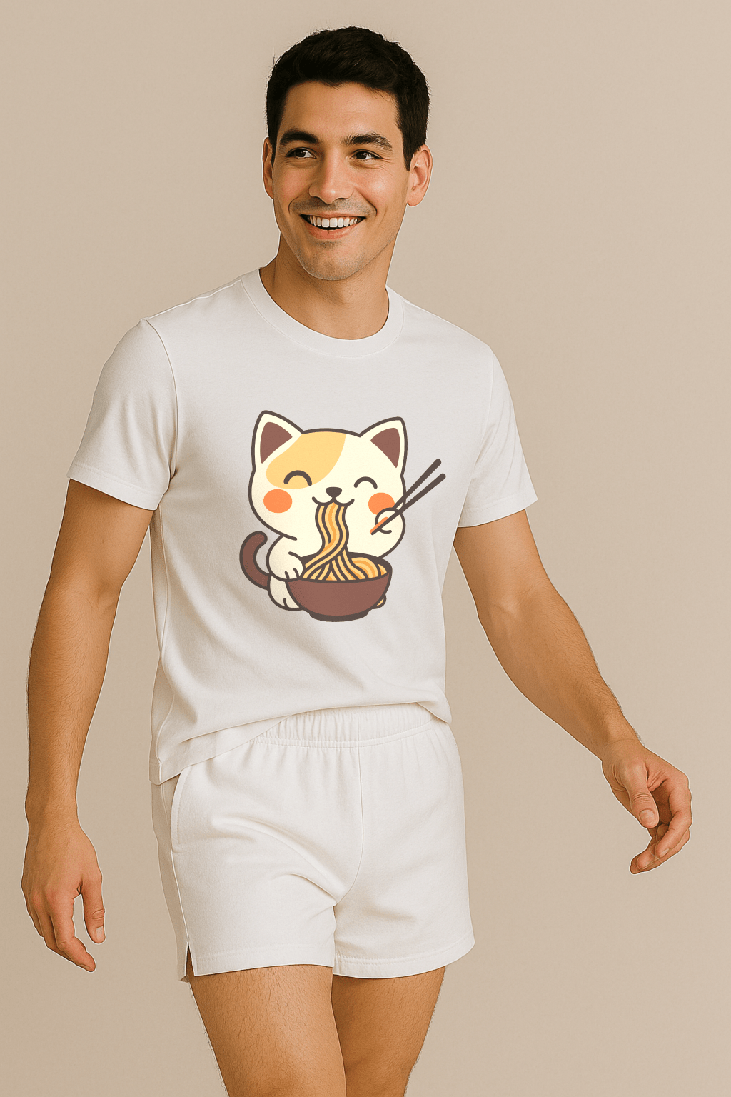 Noodle Naps™ Cat Ramen Graphic Tee - Cocolychee