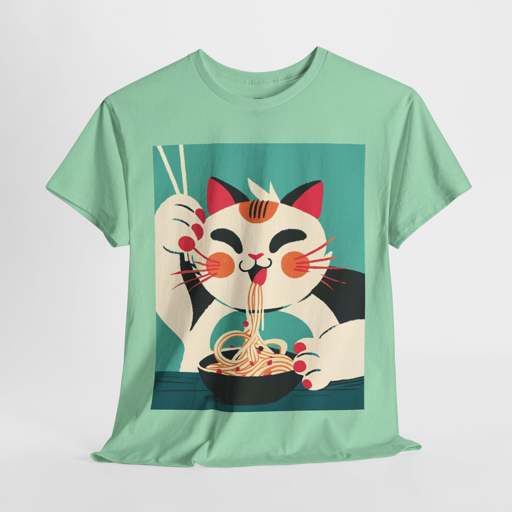 Noodle Nirvana™ Calico Cat Graphic Tee - Cocolychee