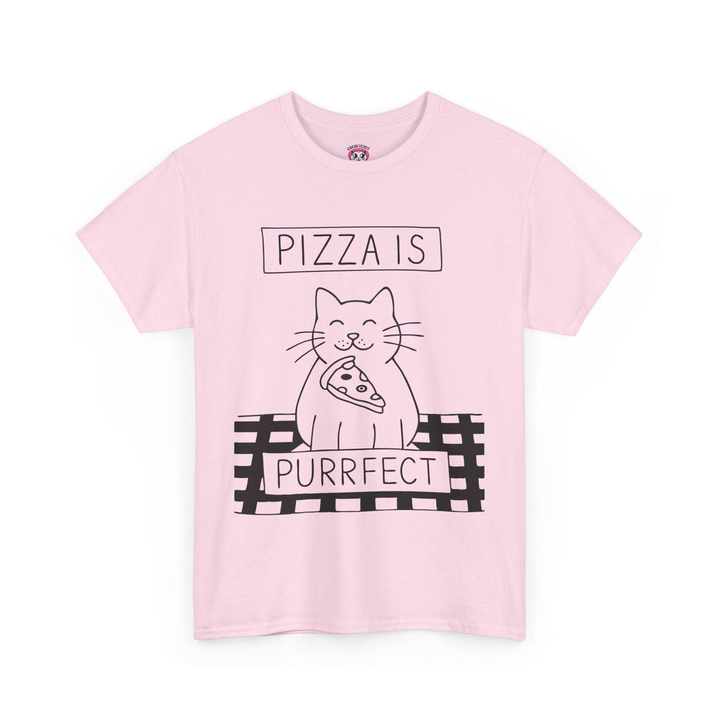 Pizza Is Purrfect™ Line - Art Framed Graphic Tee - Cocolychee