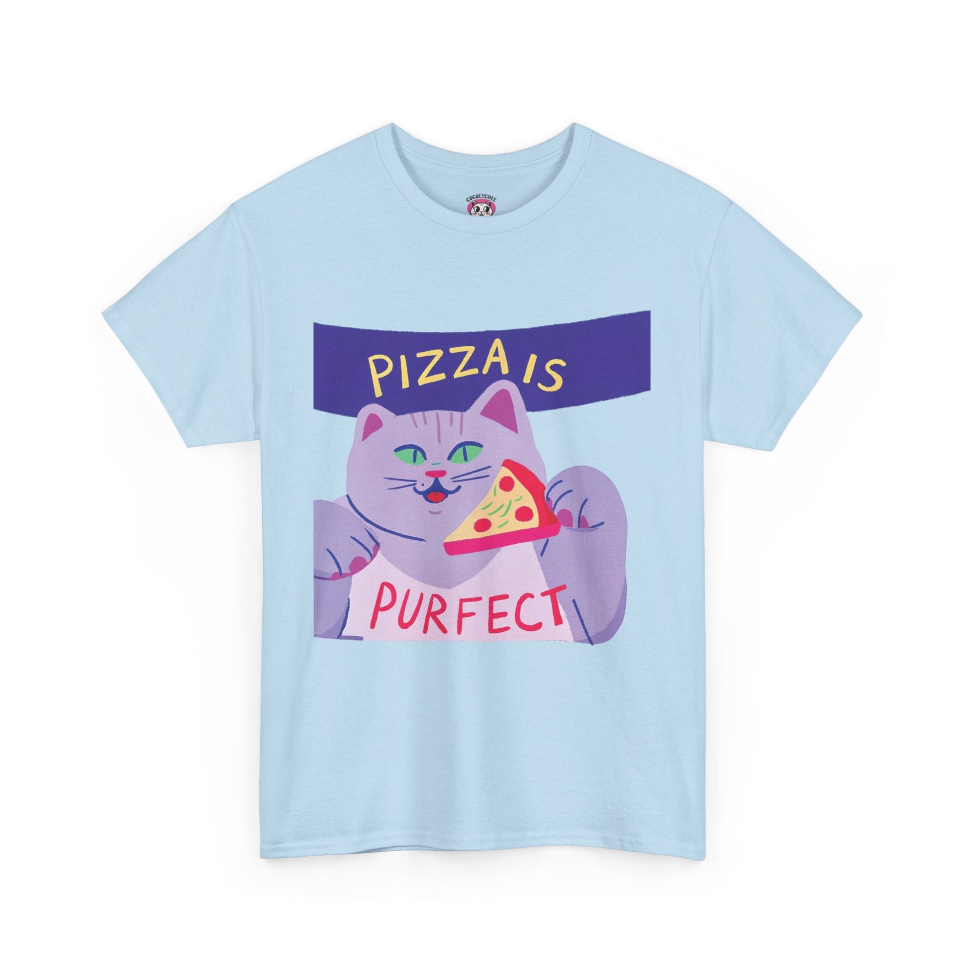 Pizza Is Purrfect™ Pastel Edition Graphic Tee - Cocolychee