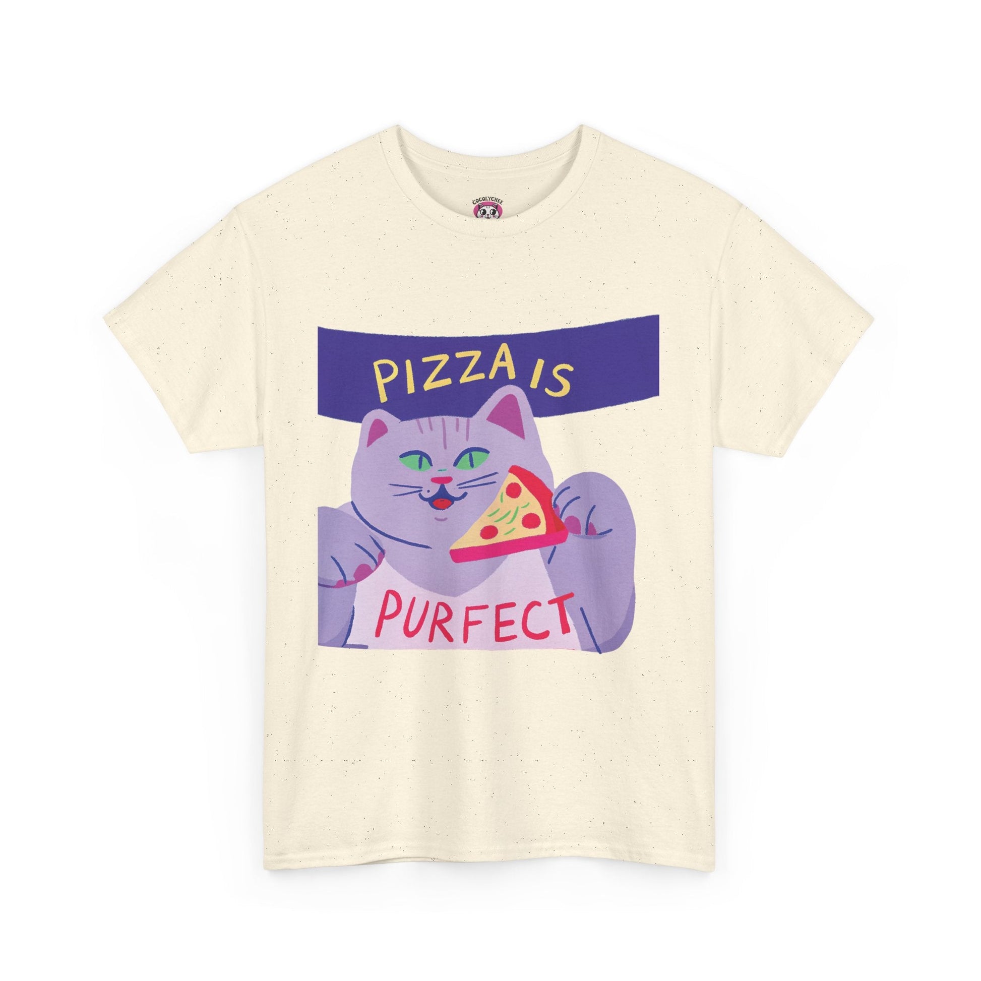 Pizza Is Purrfect™ Pastel Edition Graphic Tee - Cocolychee