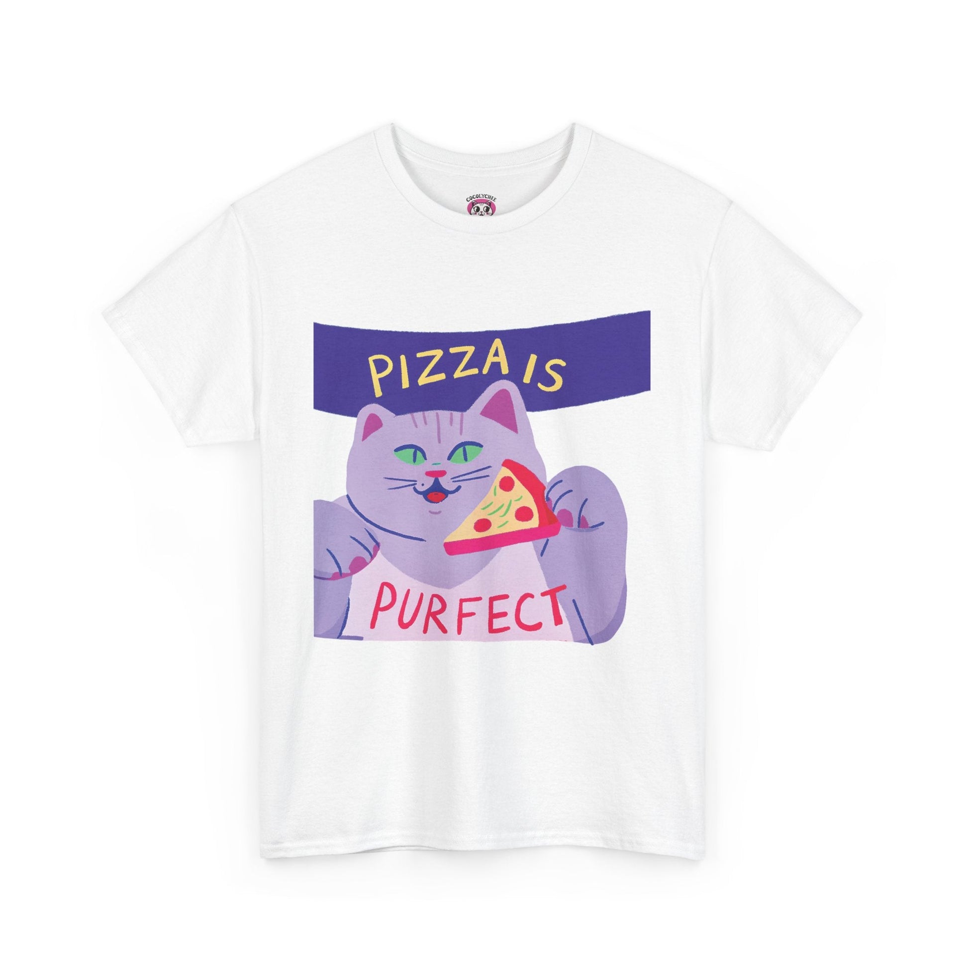 Pizza Is Purrfect™ Pastel Edition Graphic Tee - Cocolychee