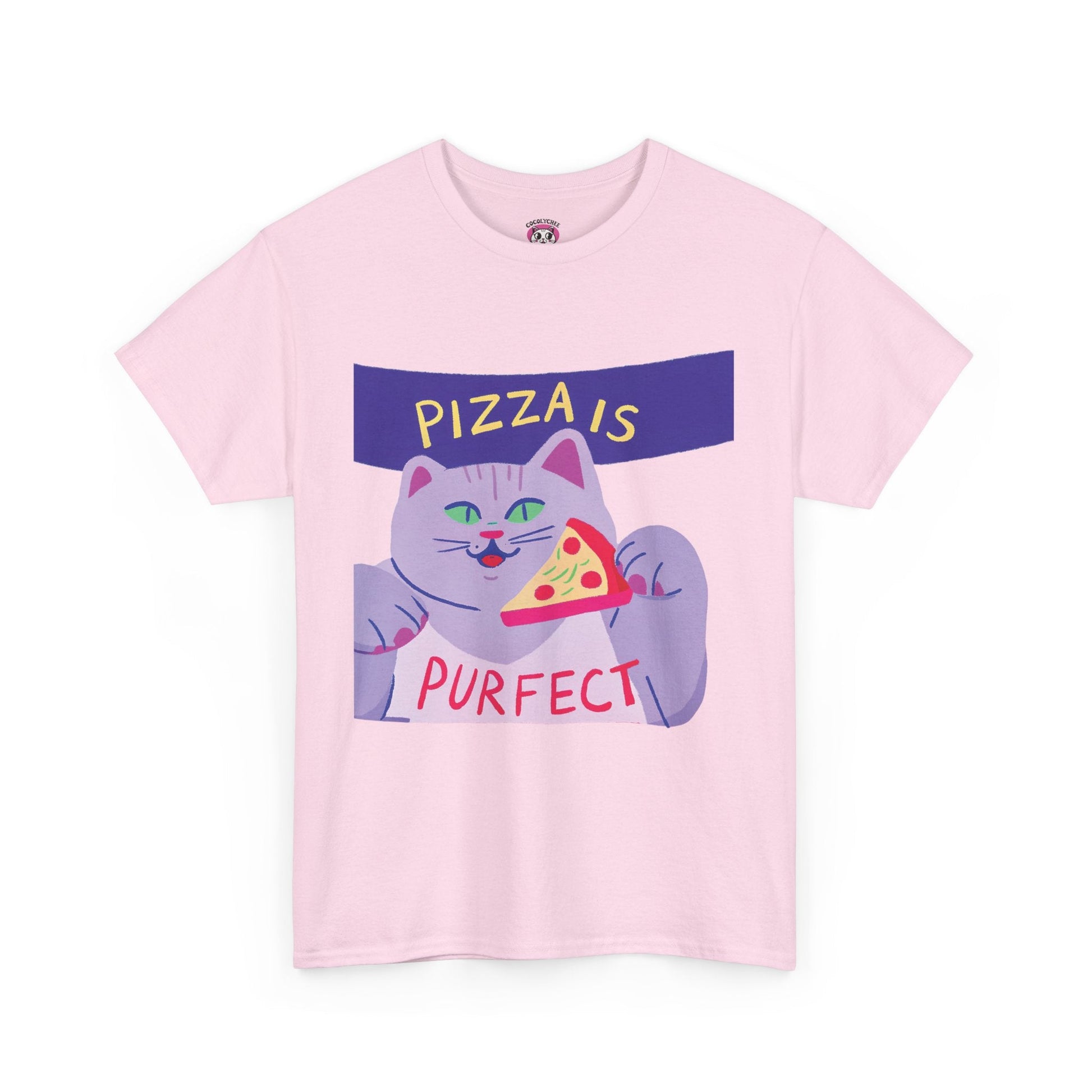 Pizza Is Purrfect™ Pastel Edition Graphic Tee - Cocolychee