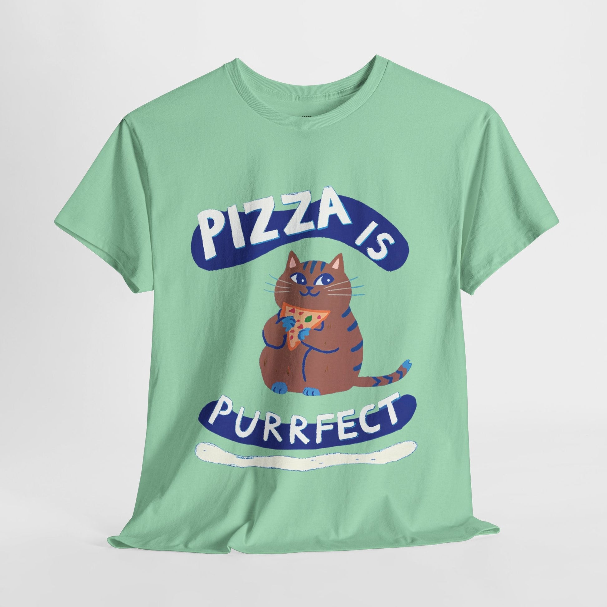 Pizza Is Purrfect™ Tabby Edition Graphic Tee - Cocolychee