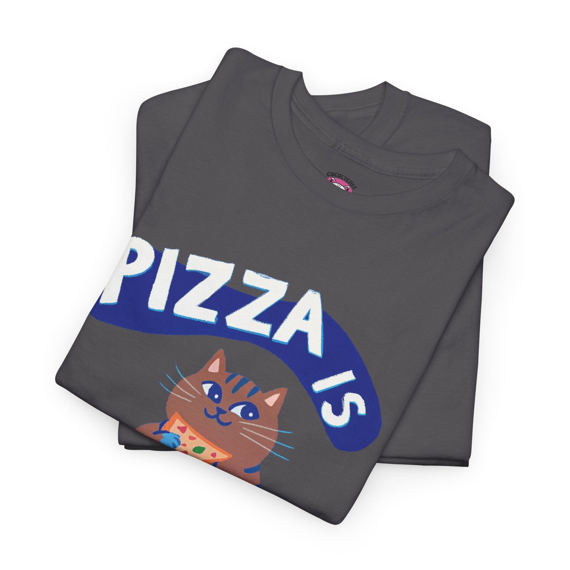 Pizza Is Purrfect™ Tabby Edition Graphic Tee - Cocolychee