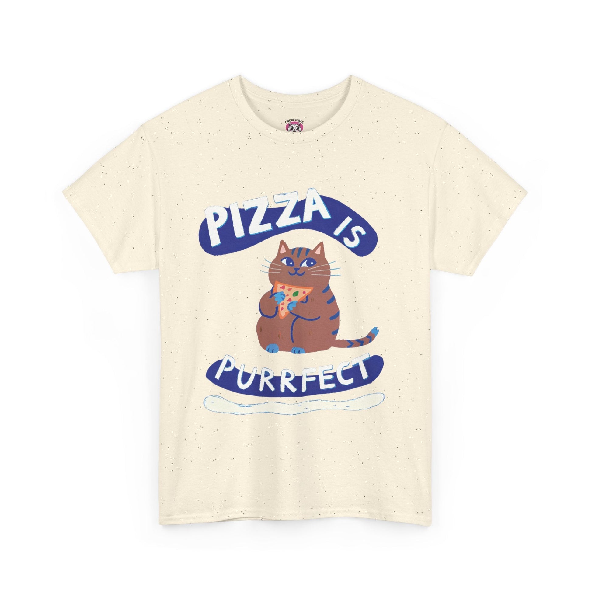 Pizza Is Purrfect™ Tabby Edition Graphic Tee - Cocolychee