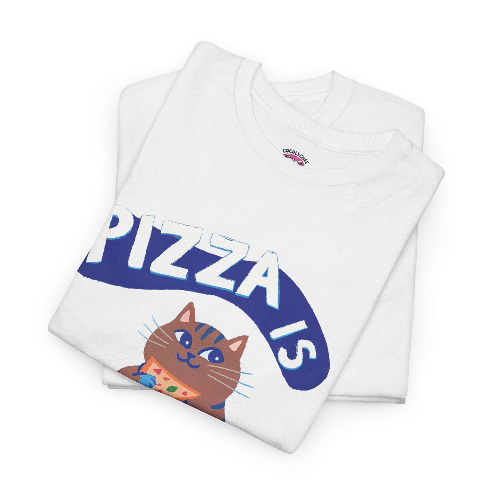 Pizza Is Purrfect™ Tabby Edition Graphic Tee - Cocolychee